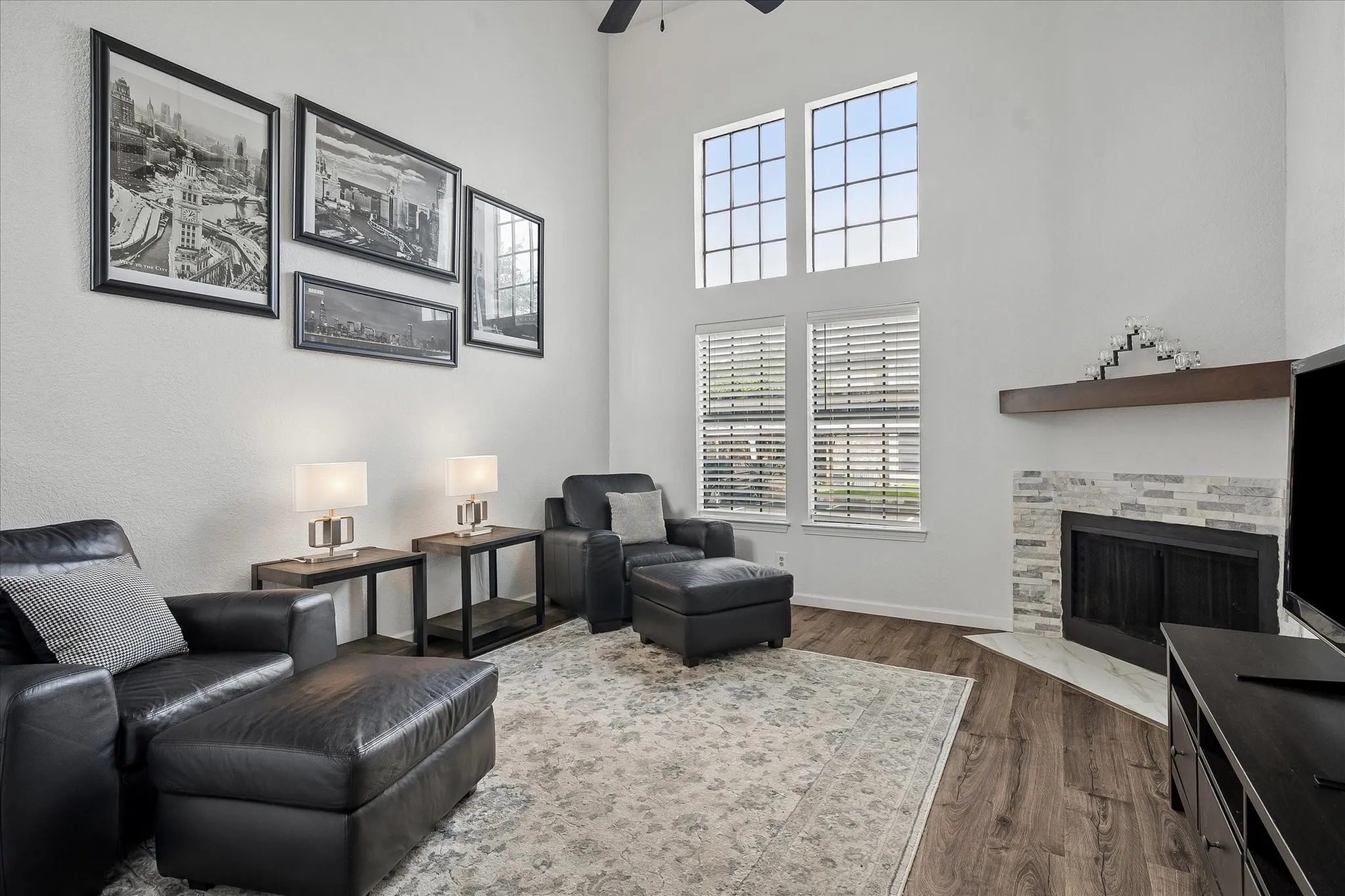 A beautiful showcase home with two story vaulted ceilings! Updates Galore and Move In Ready!