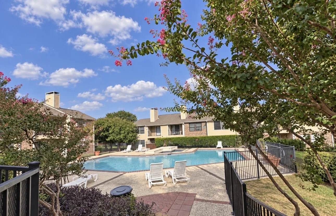 Community Pool is right by the Amenity Center.