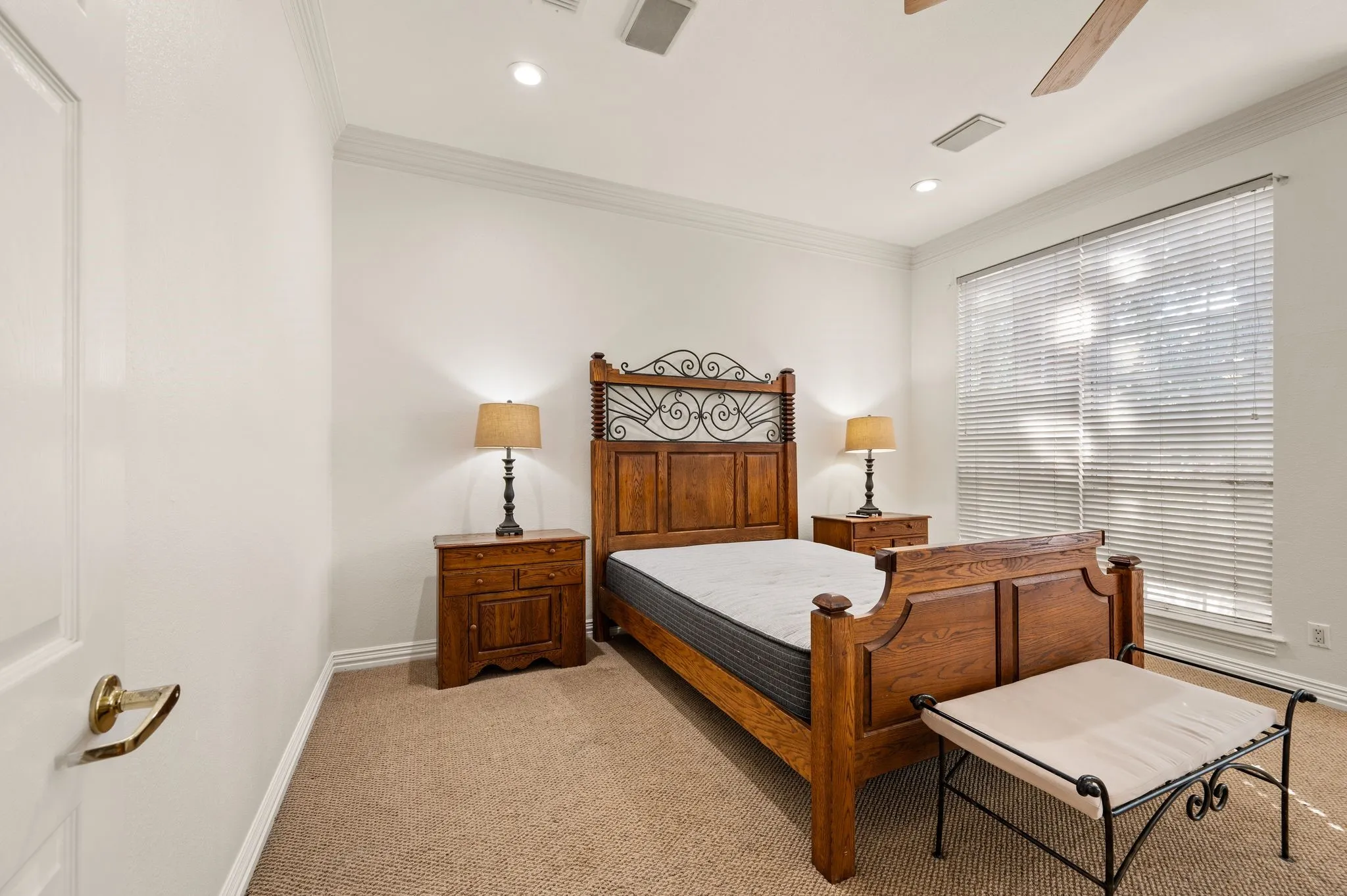 Neutral wall colors with crown molding