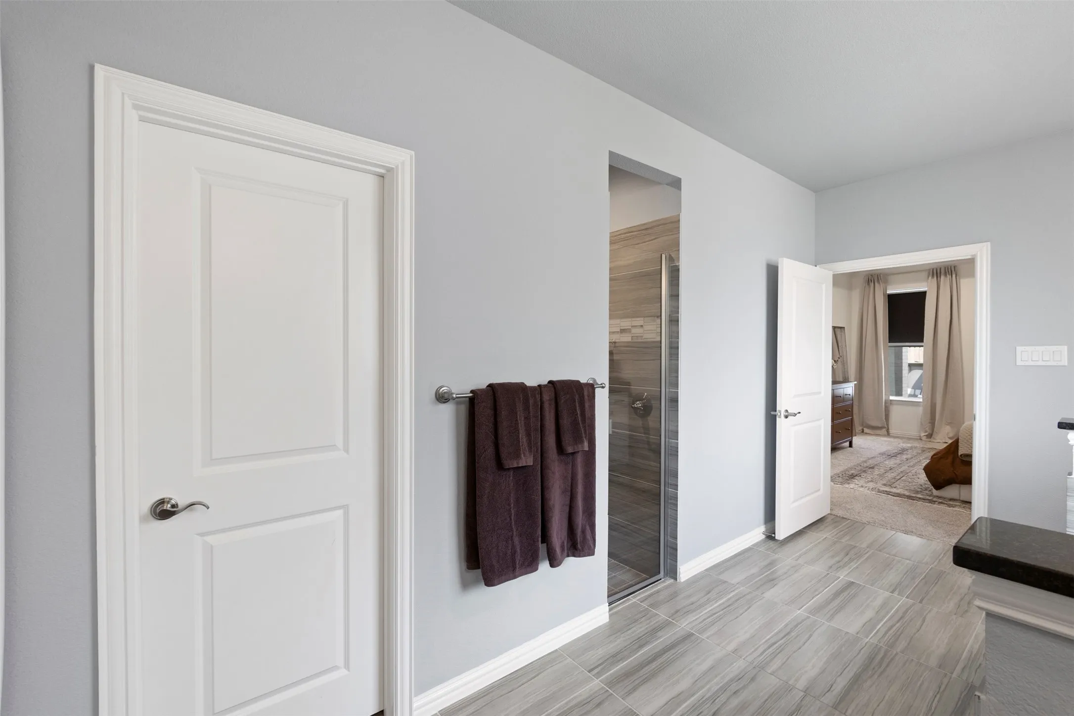 Large separate shower