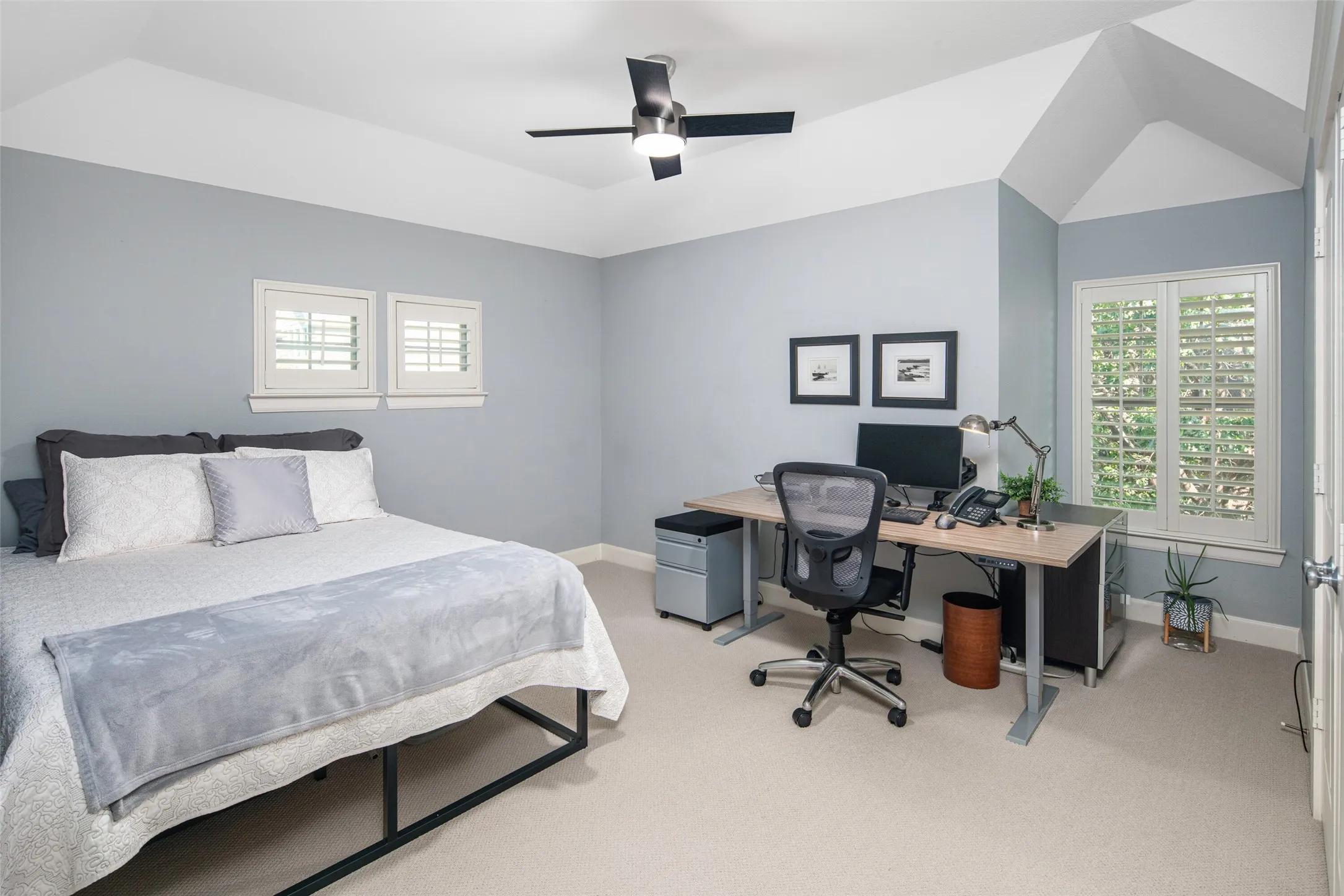 Upstairs Bedroom 3 which easily offers enough space for desk! Walk In Closet.