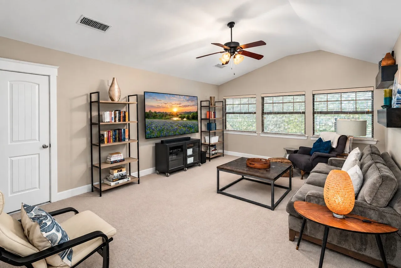 Upstairs Gameroom offers plenty of space for Play,
Watching your favorite movies or sports!