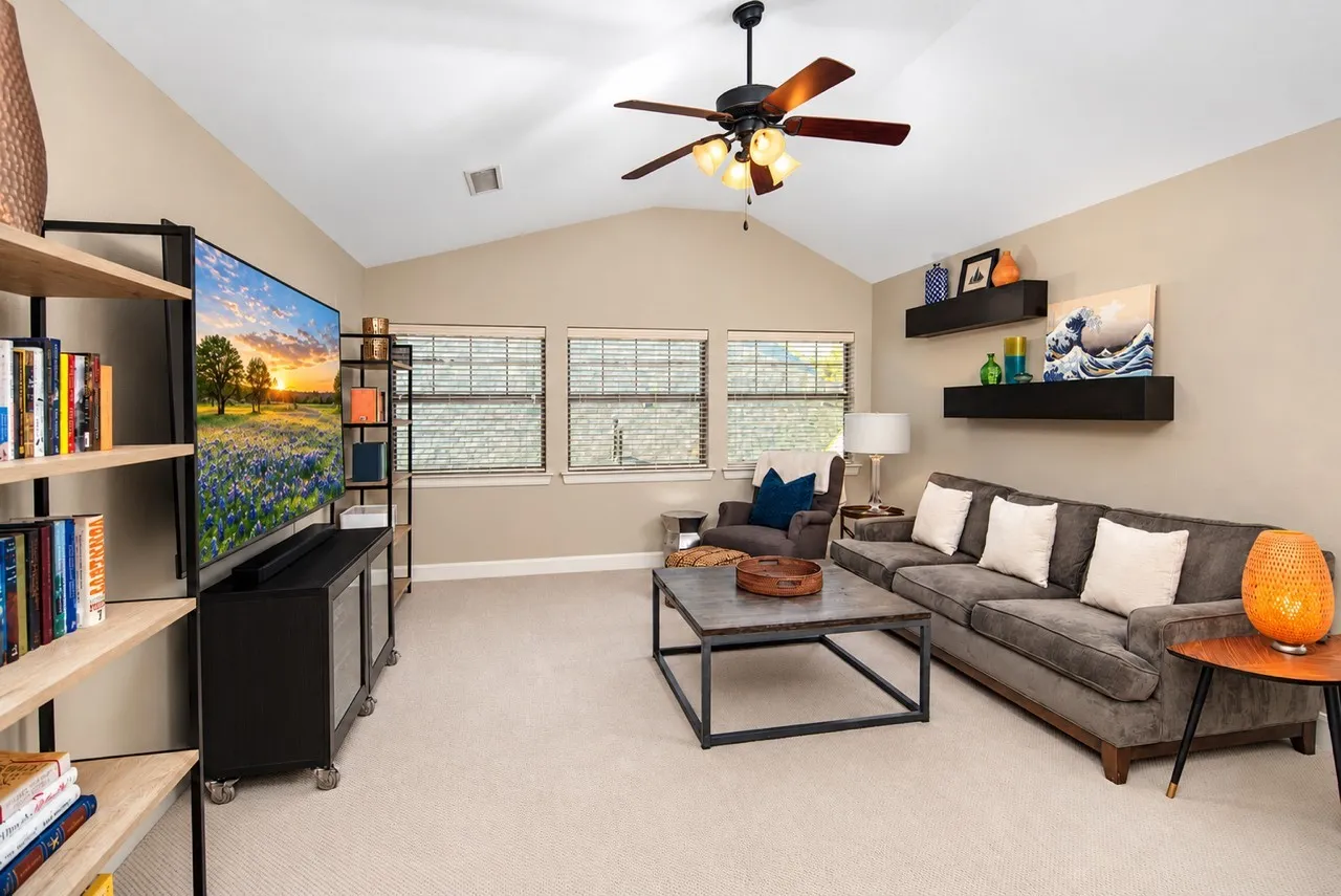 Upstairs Gameroom offers a wonderful secondary retreat!