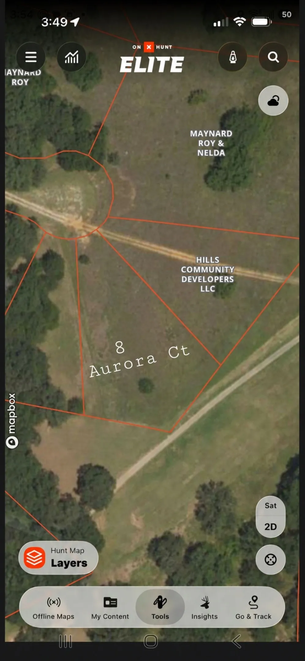 Property Parcel Map. Displaying property boundaries and ownership information for the subject parcels