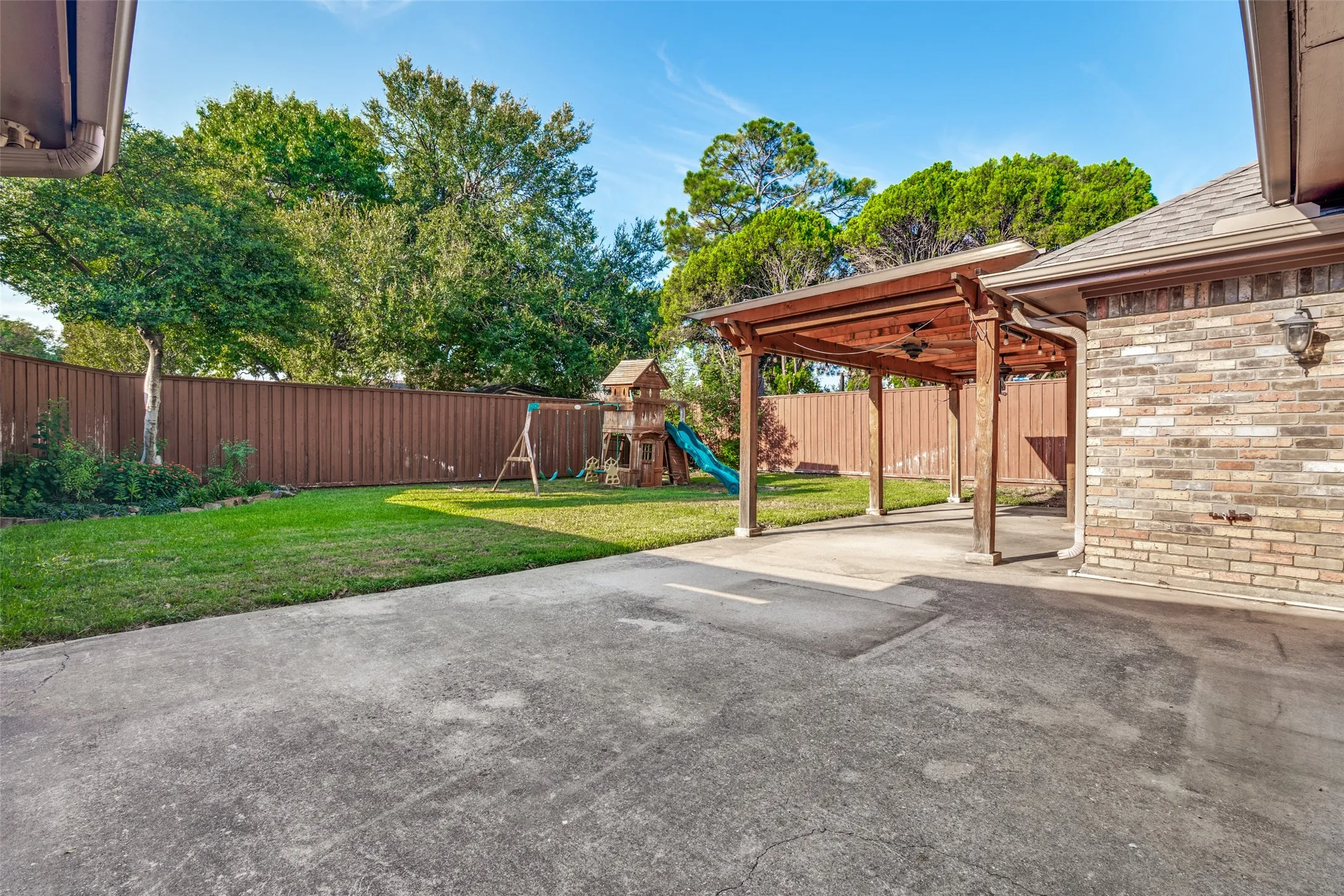 Extended patio