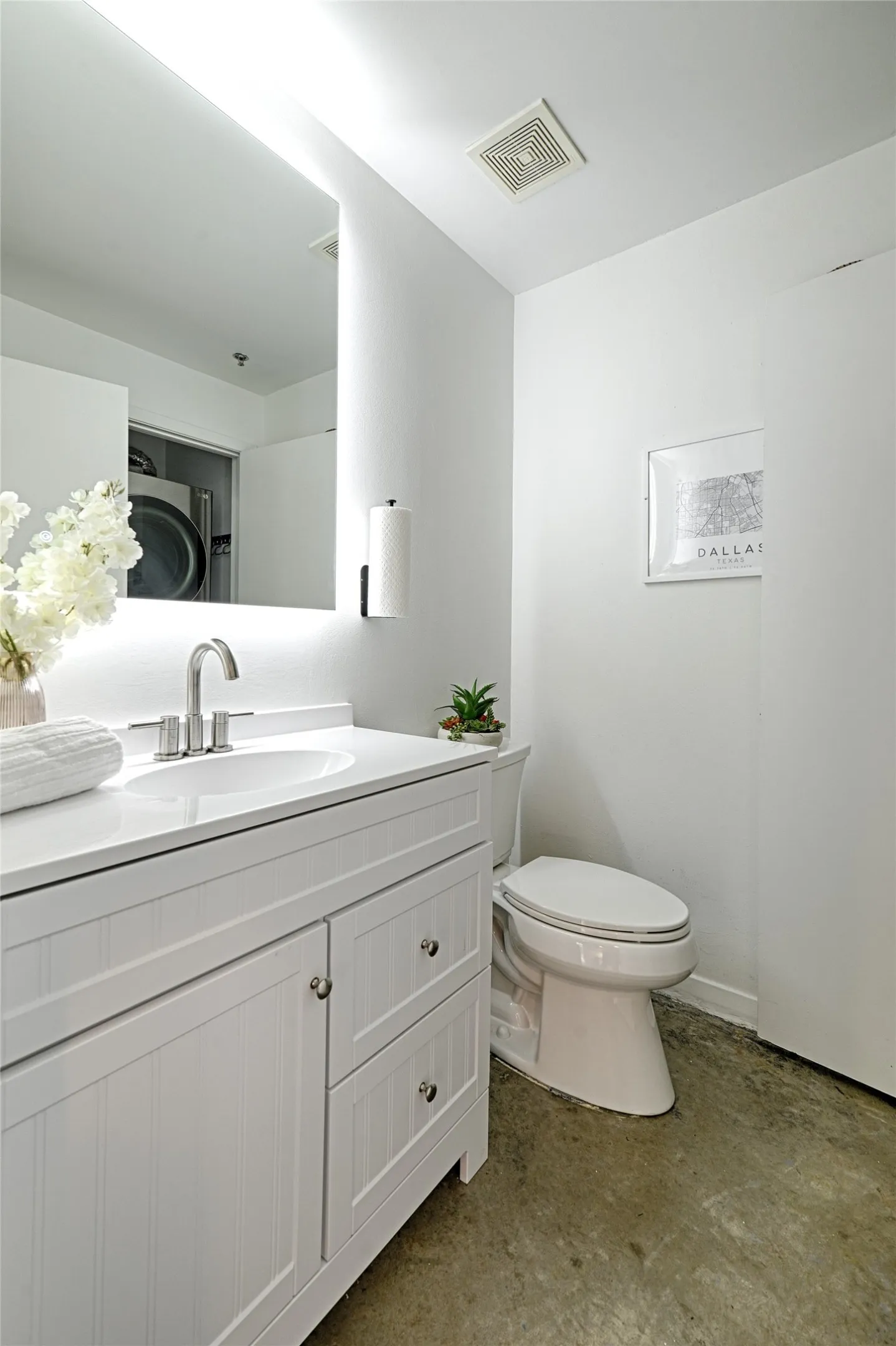 Half bath on 1st floor