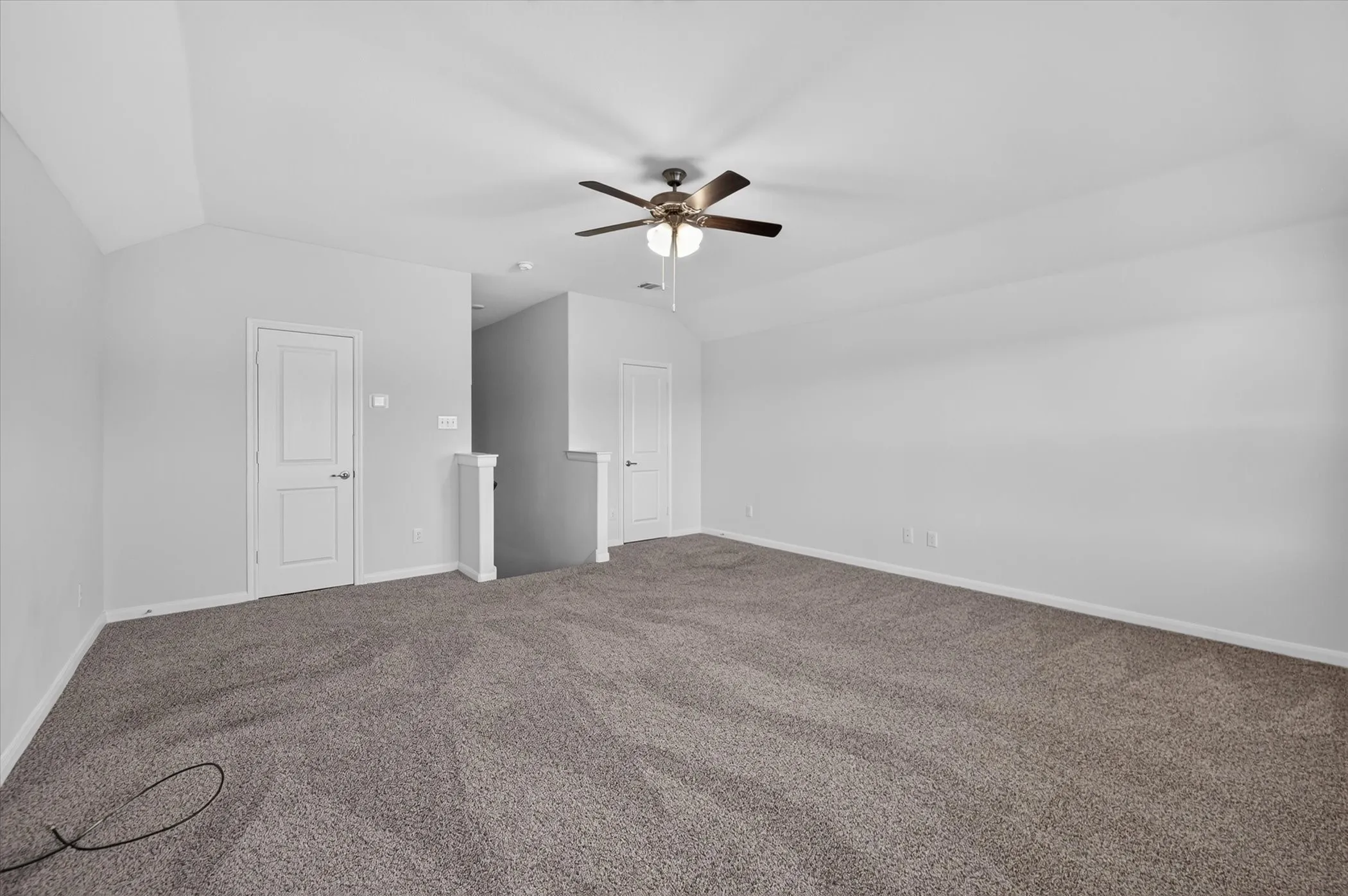 Upstairs game room