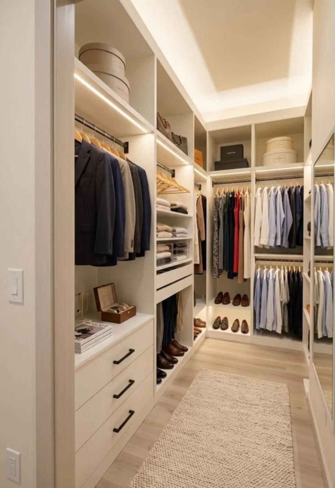 Virtually Staged Closet