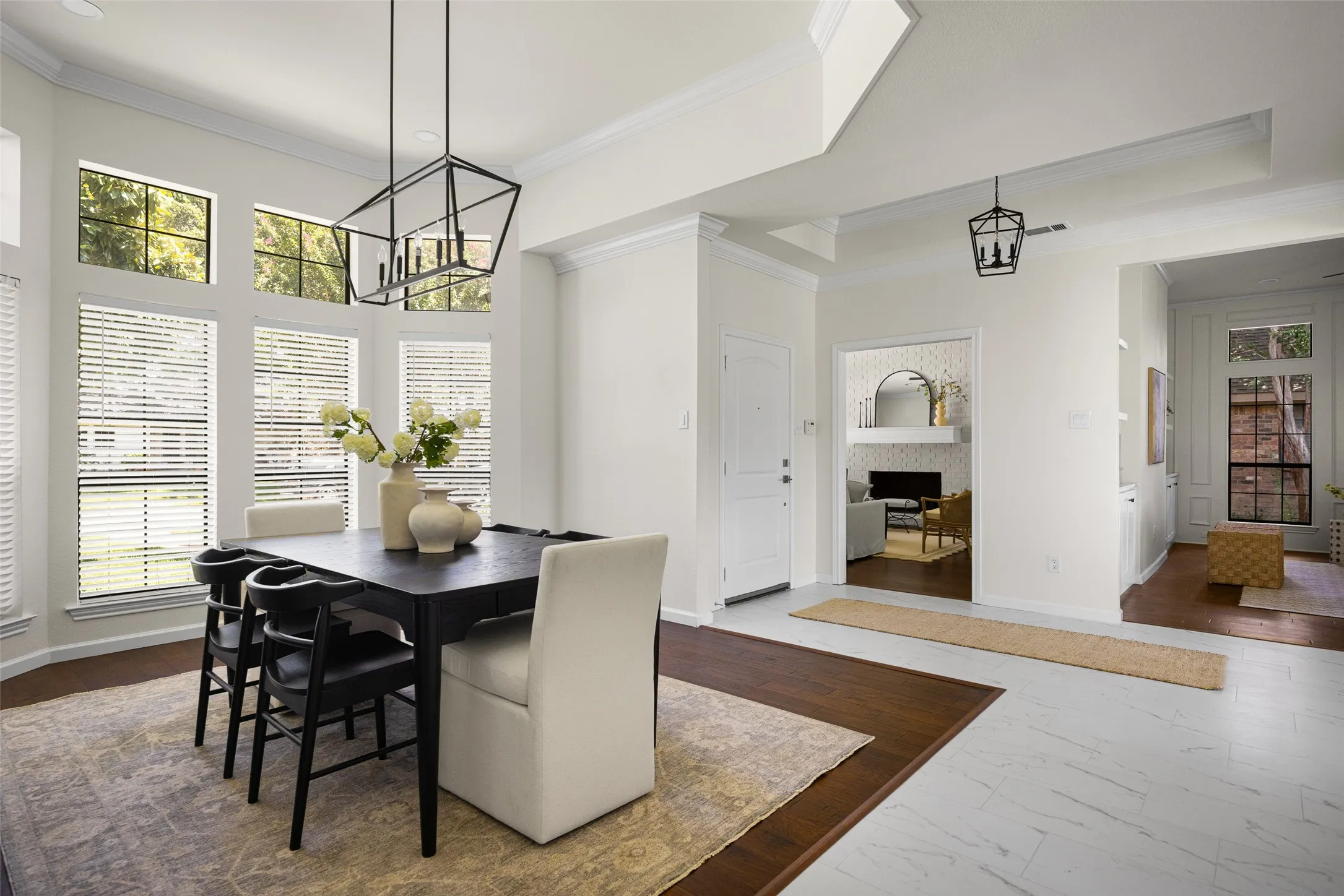Formal dining area