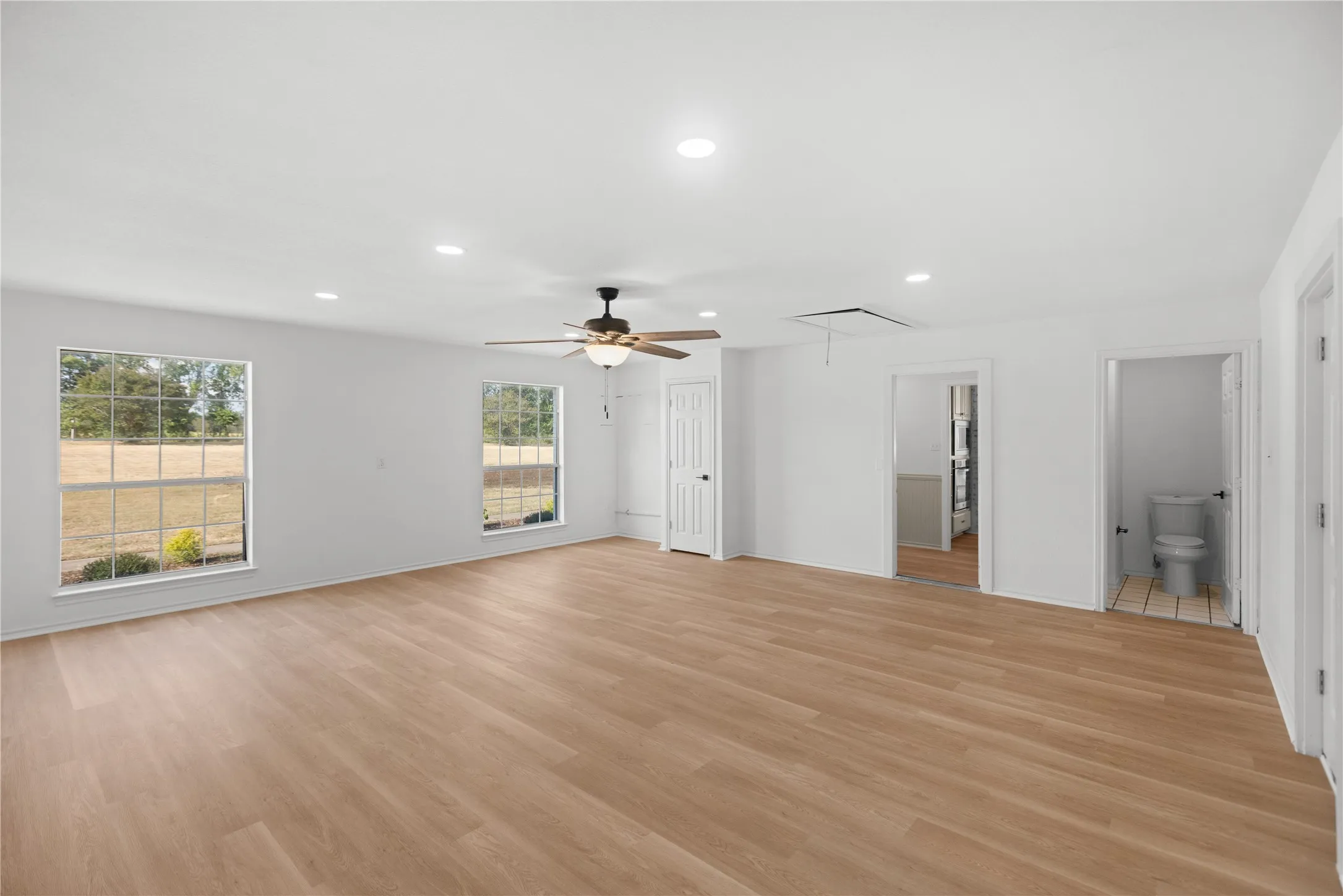 This recently finished space adds valuable square footage and endless possibilities for how you want to use it.