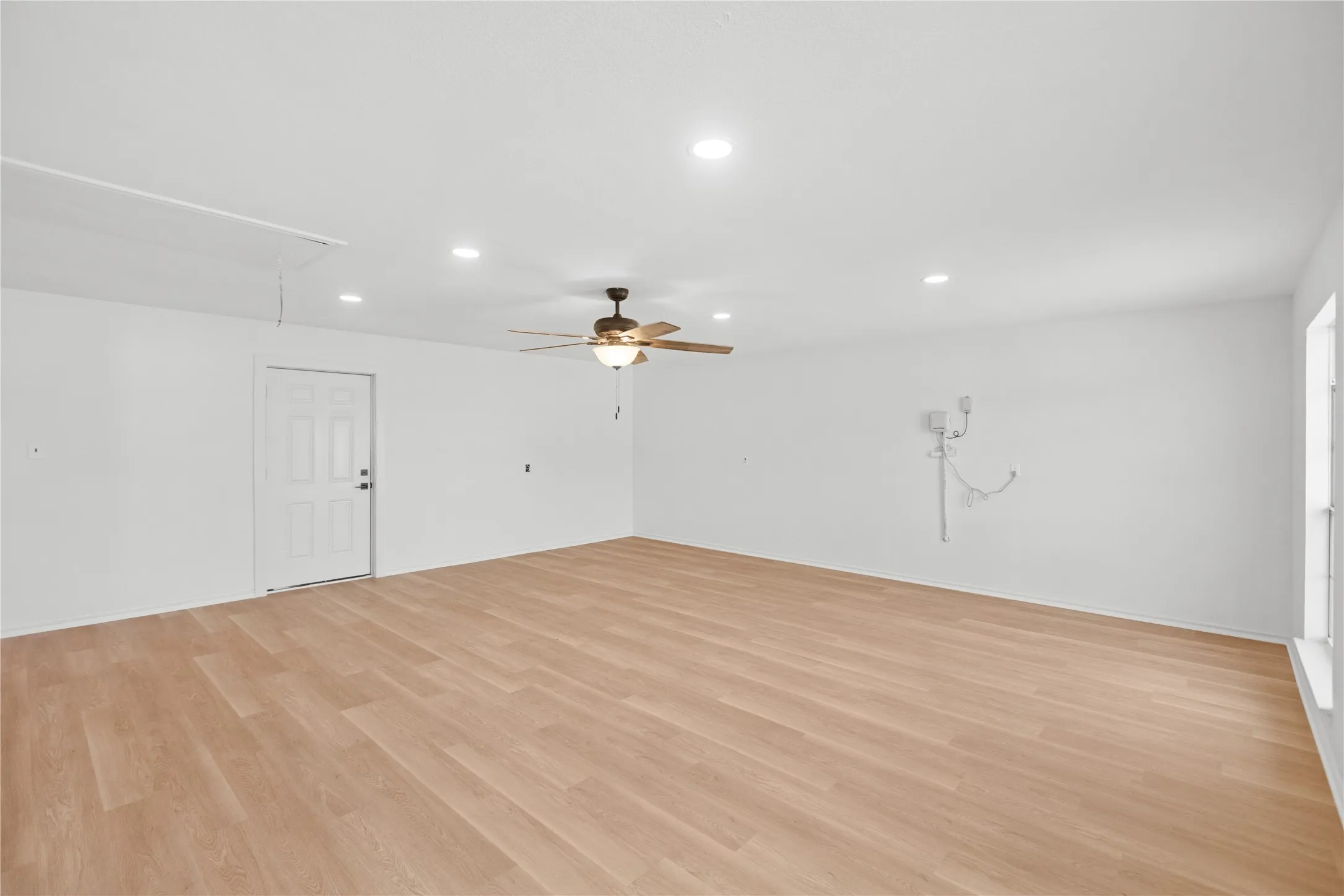 Need a home office, media room, playroom, hobby space, or extra lounge? This newly finished den gives you the flexibility to make it your own.