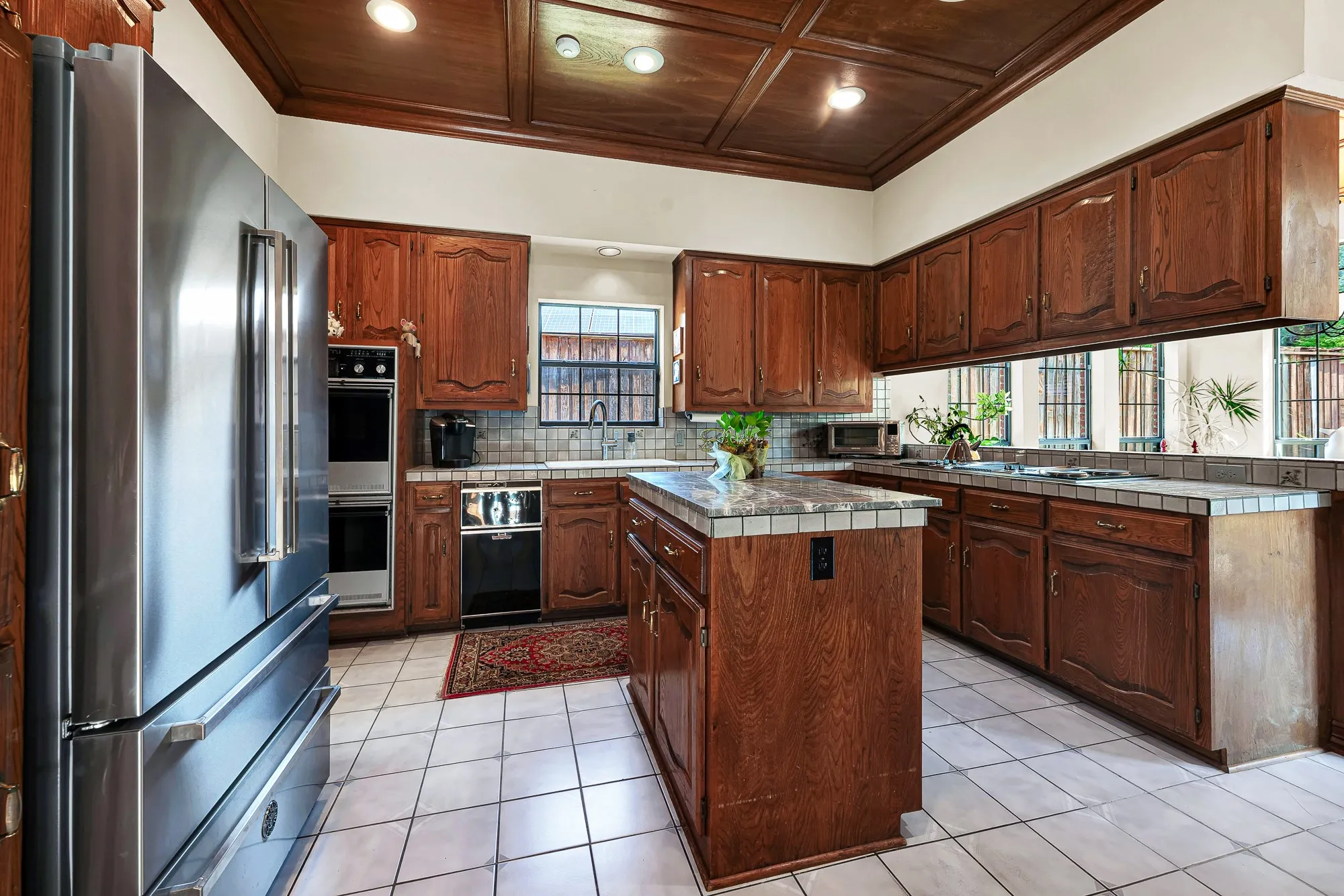 Kitchen area filled with natural light!