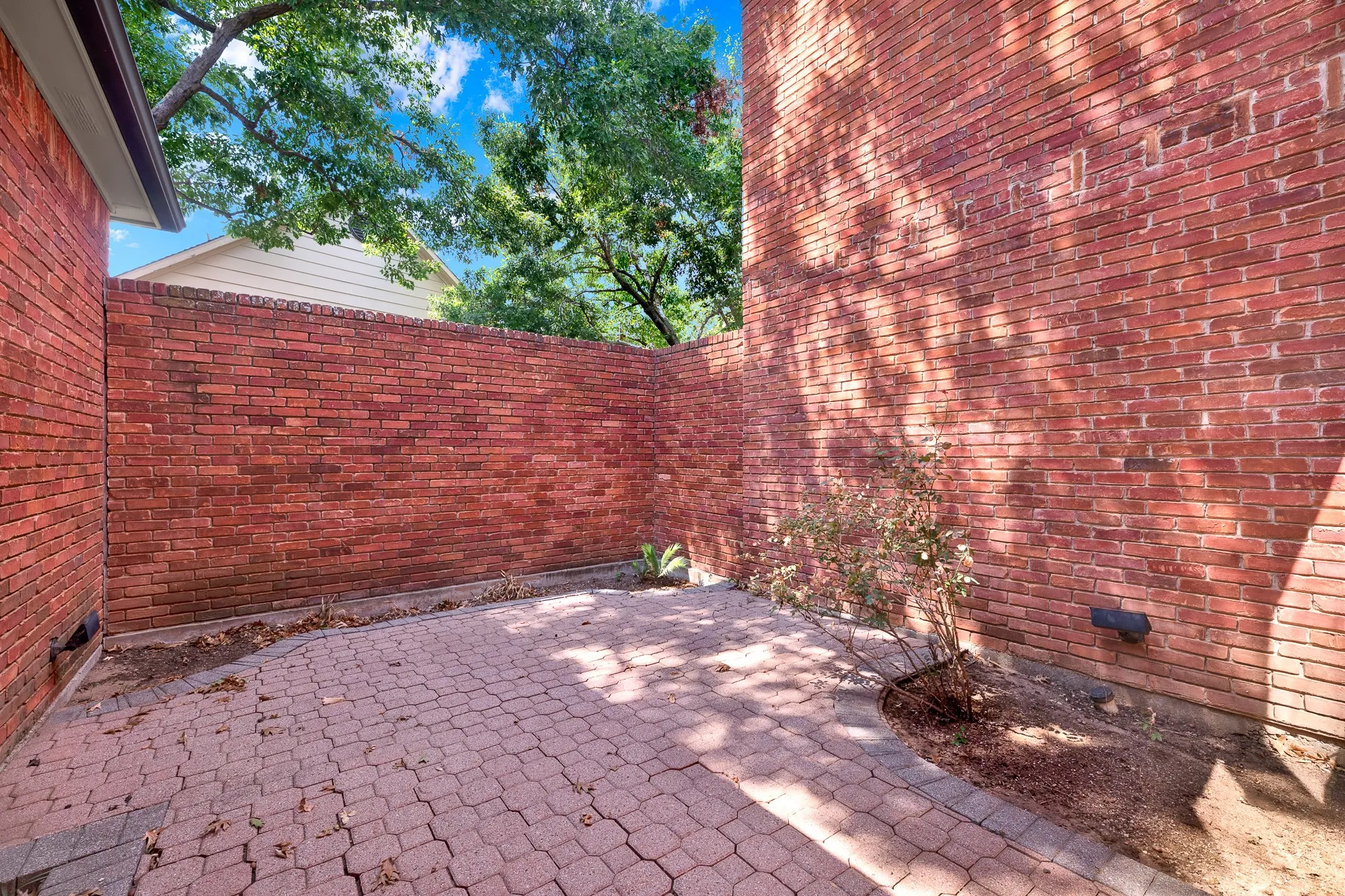 Private courtyard off of the primary bedroom. Enjoy your own quiet space!