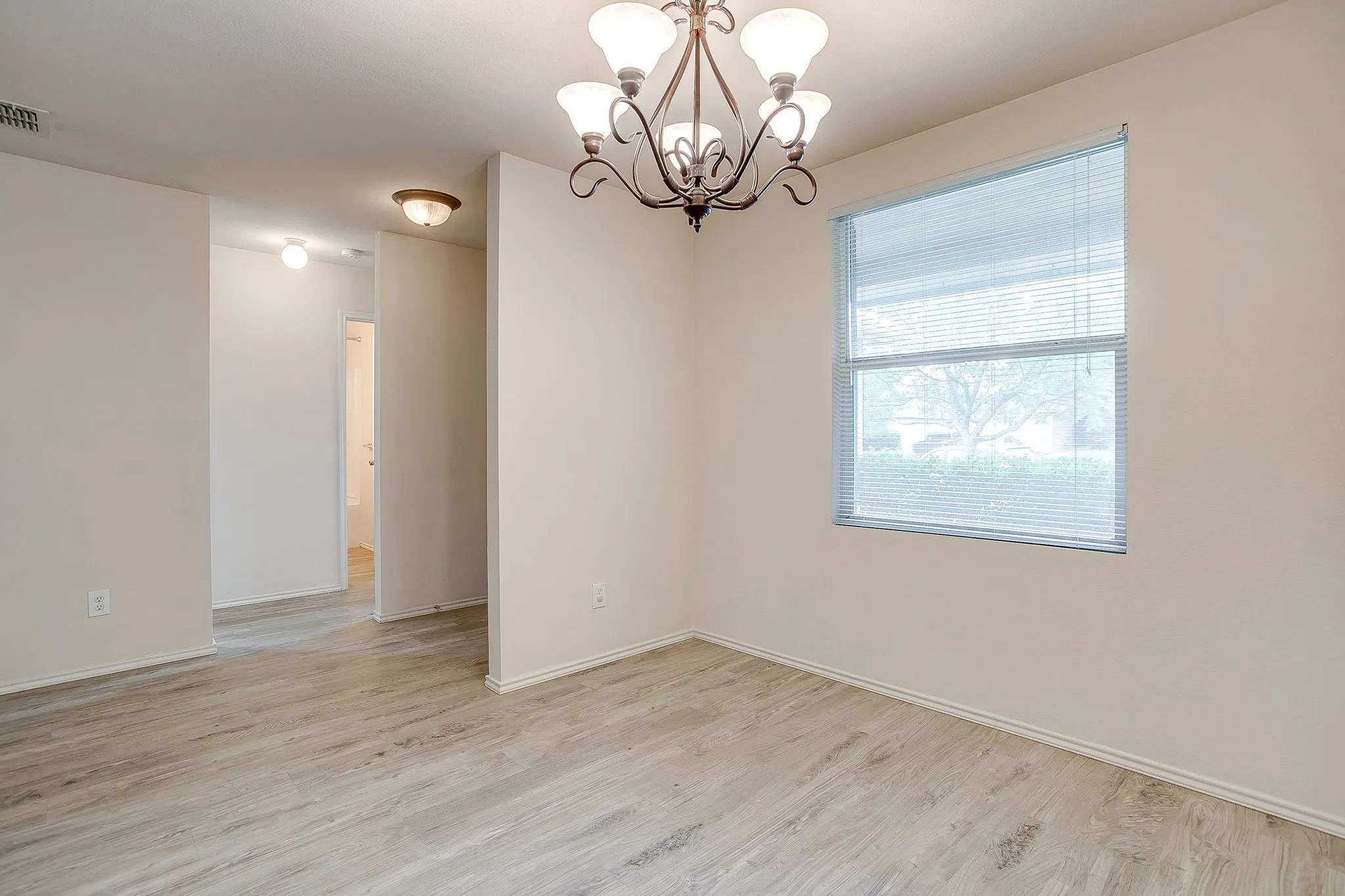 Dining room off of entry