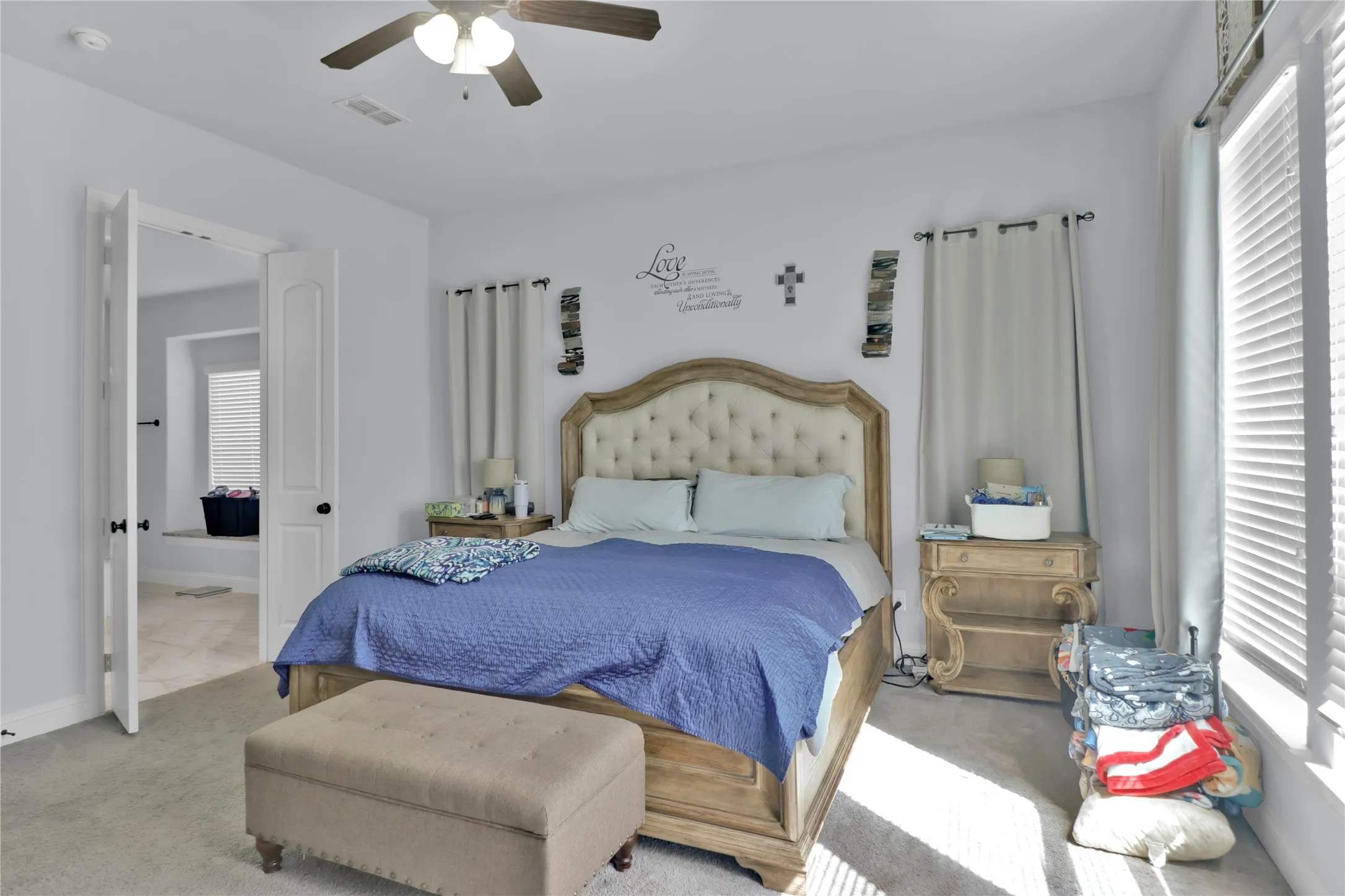 High ceilings and spacious!