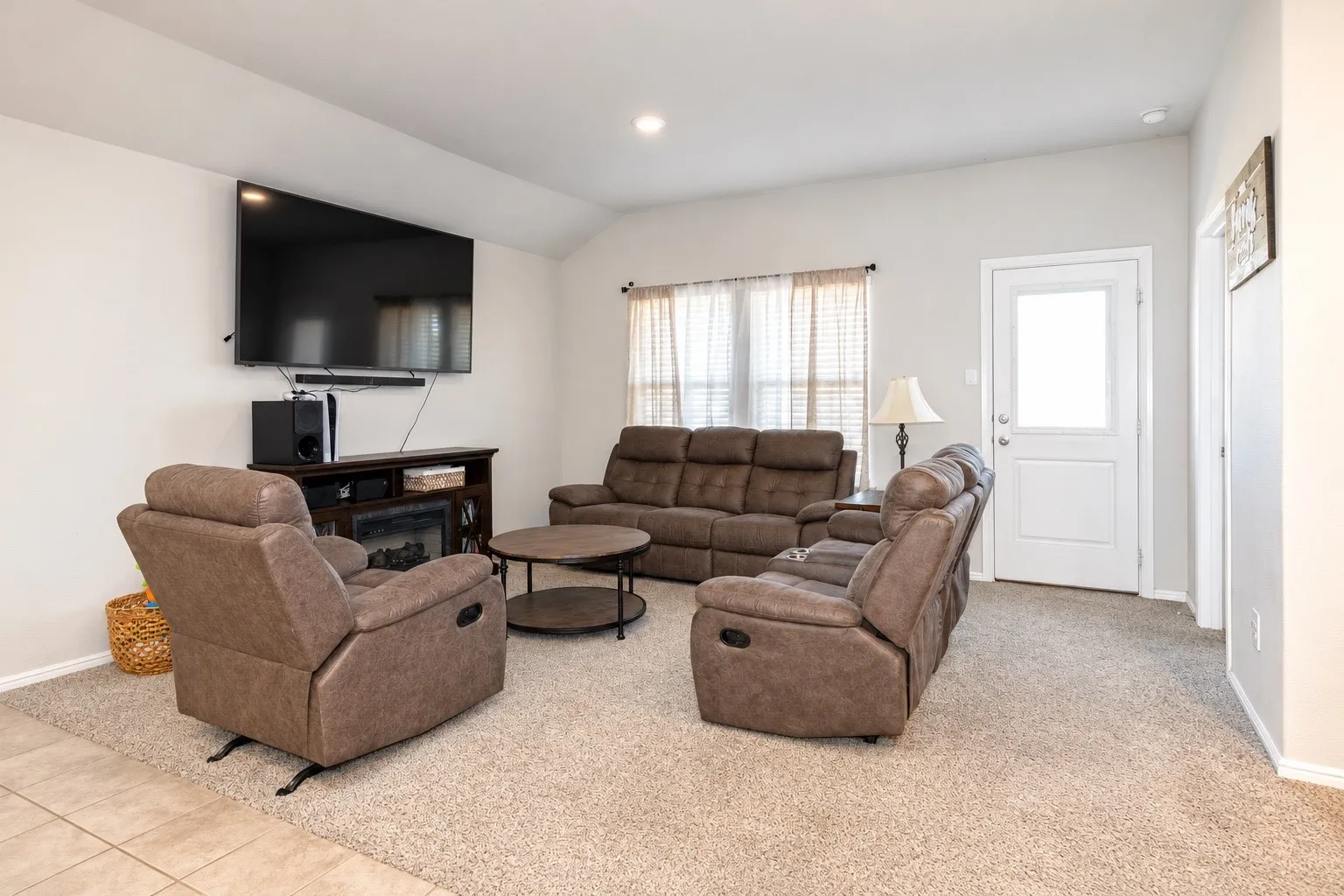 Pre-wired for ceiling fan