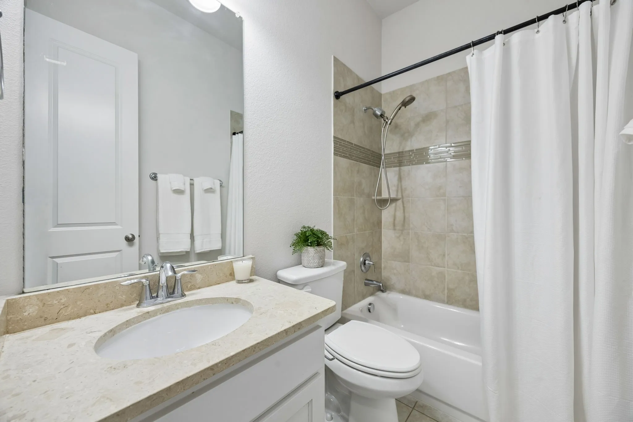 First floor Full bath
