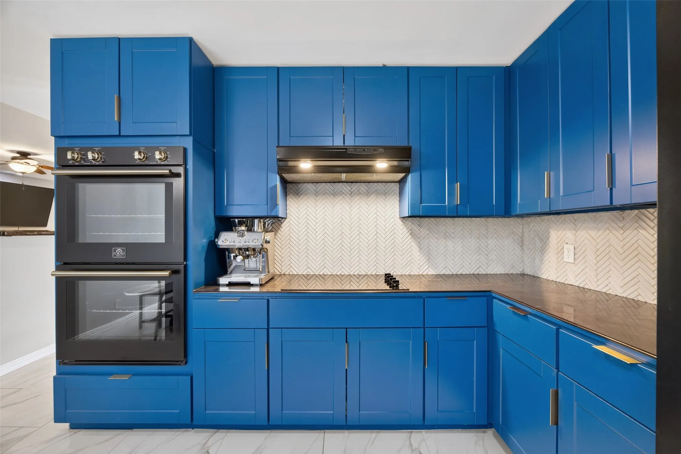 Eat-in kitchen is updated and gorgeous!
