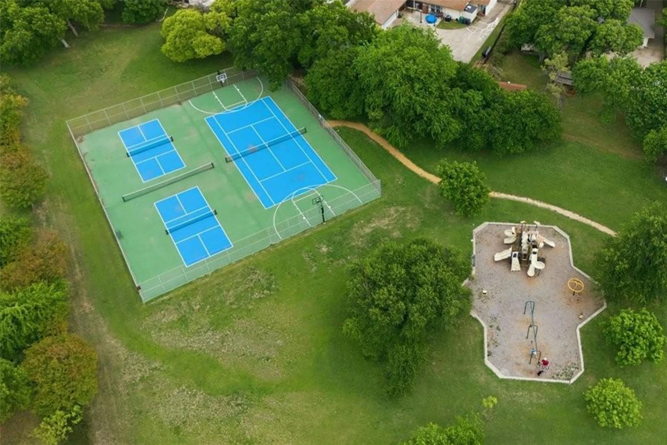 Community courts and playground