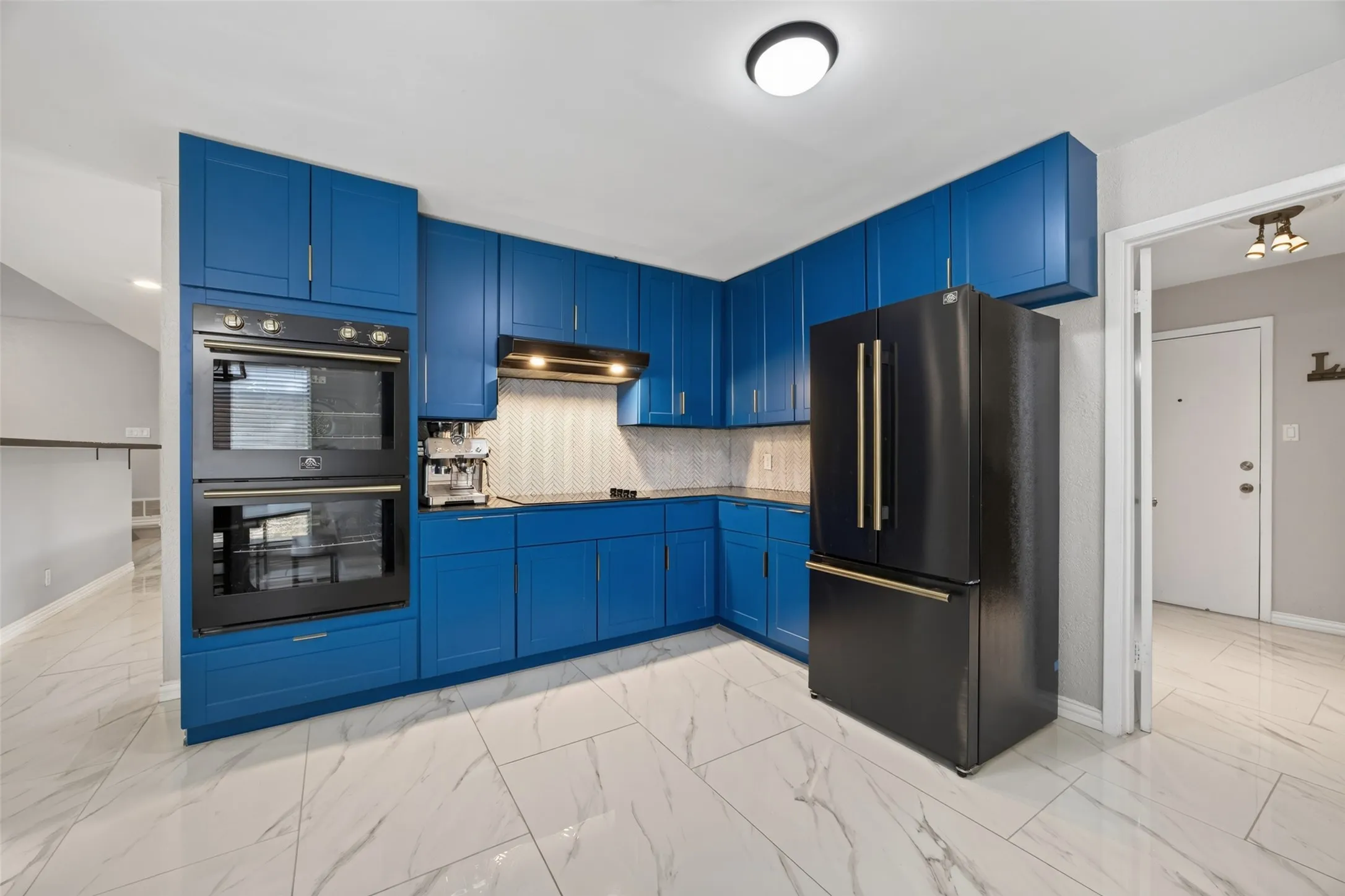 Eat-in kitchen is updated and gorgeous!