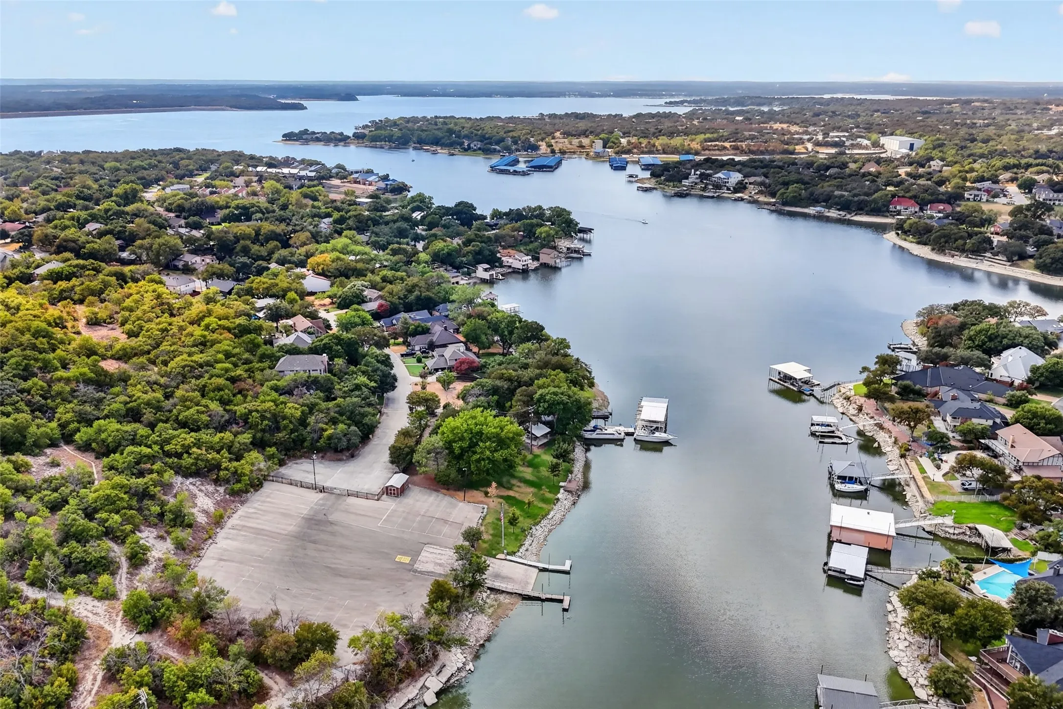 Community boat ramp