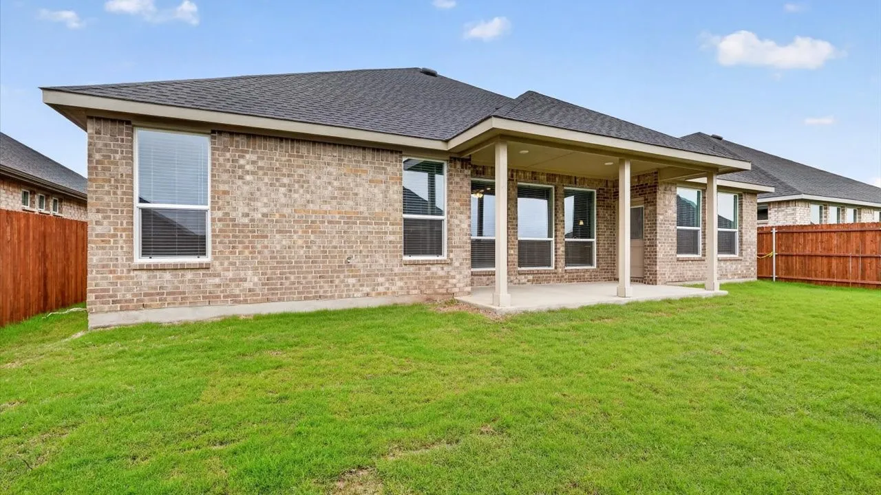 Rear Elevation - All Home and community information, including pricing, included features, terms, availability and amenities, are subject to change at any time without notice or obligation. All Drawings, pictures, photographs, video, square footages, floor plans, elevations, features, colors and sizes are approximate for illustration purposes only and will vary from the homes as built.