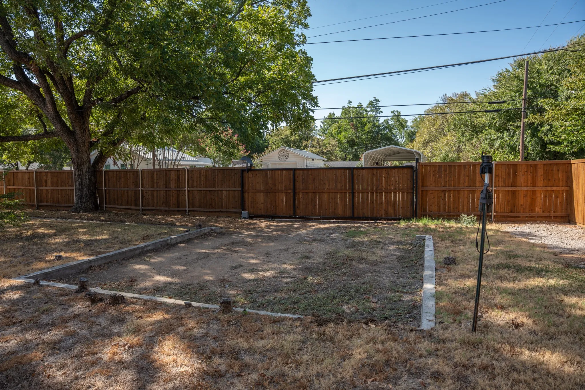 Electric gated parking
