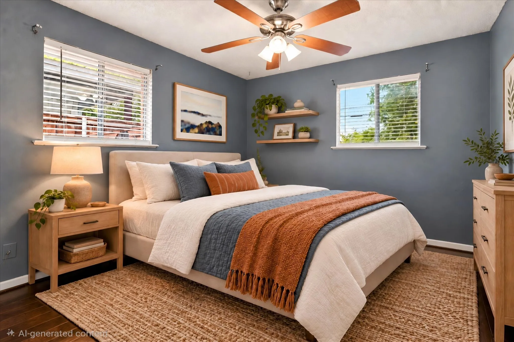 Bedroom #3. (Virtually staged)