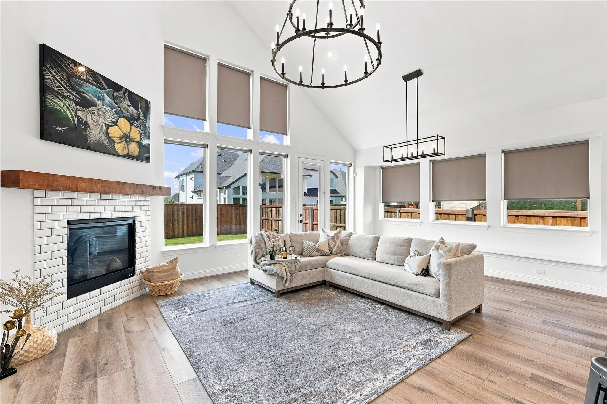 Gas fireplace