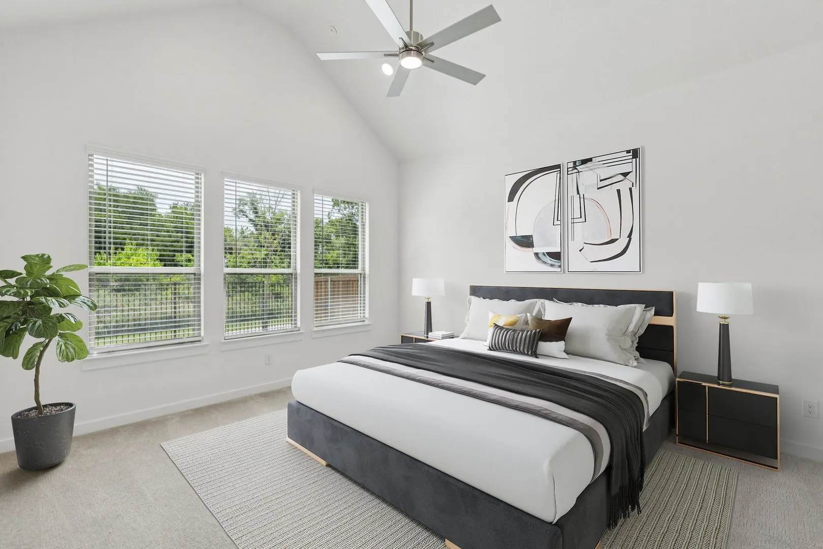 Primary Suite in the Da Vinci II home plan by Trophy Signature Homes – REPRESENTATIVE PHOTO