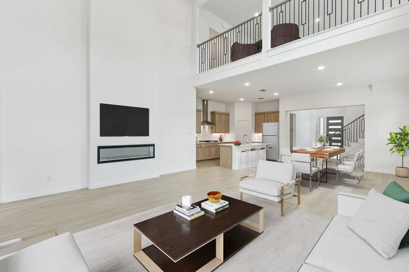 Open Floor Plan in the Da Vinci II home plan by Trophy Signature Homes – REPRESENTATIVE PHOTO