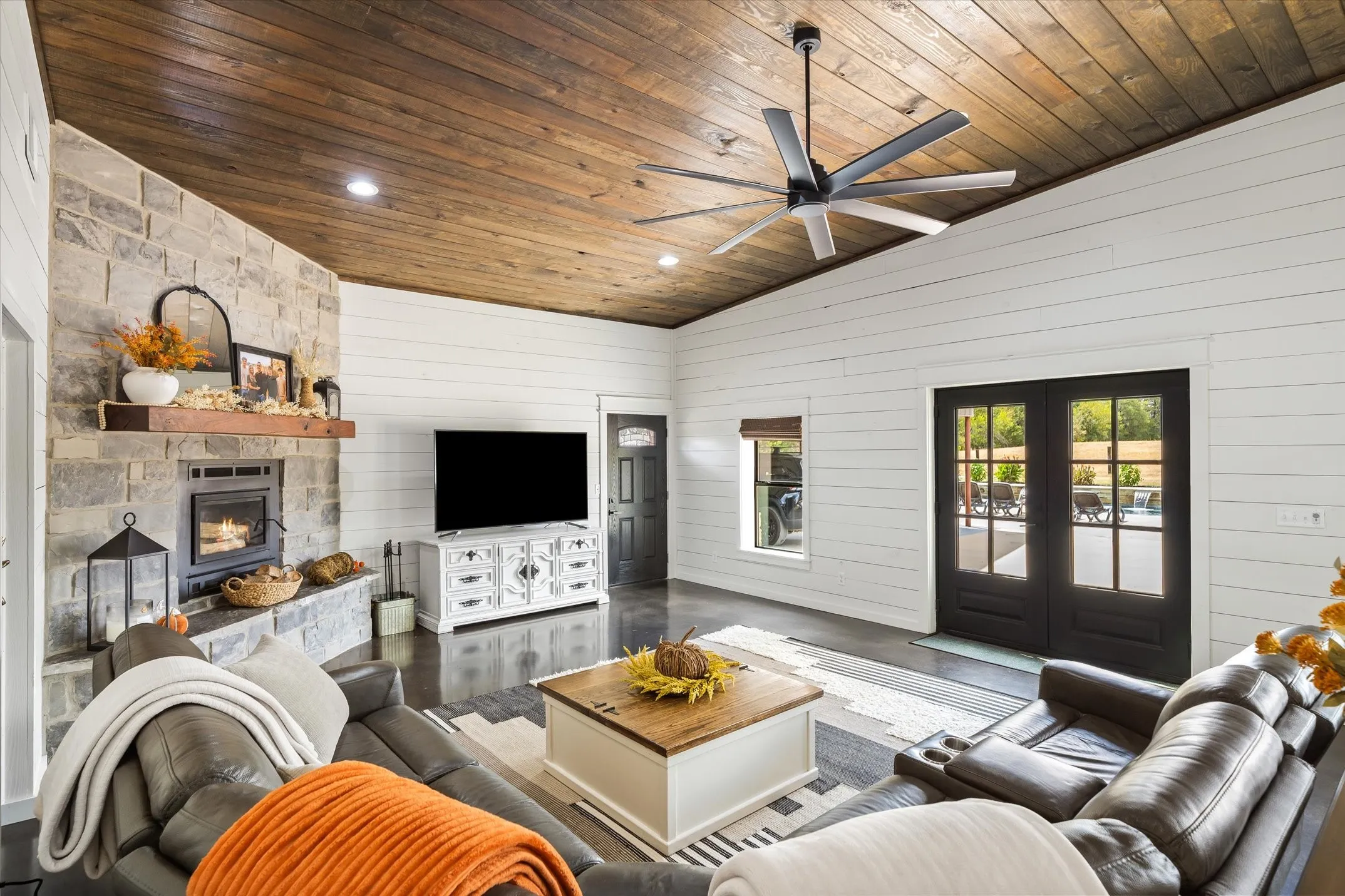 This home has a wonderful ambiance and while large feels cozy
