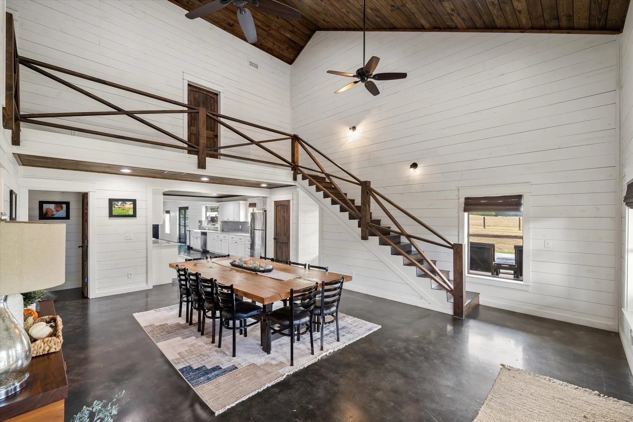 Large dining space