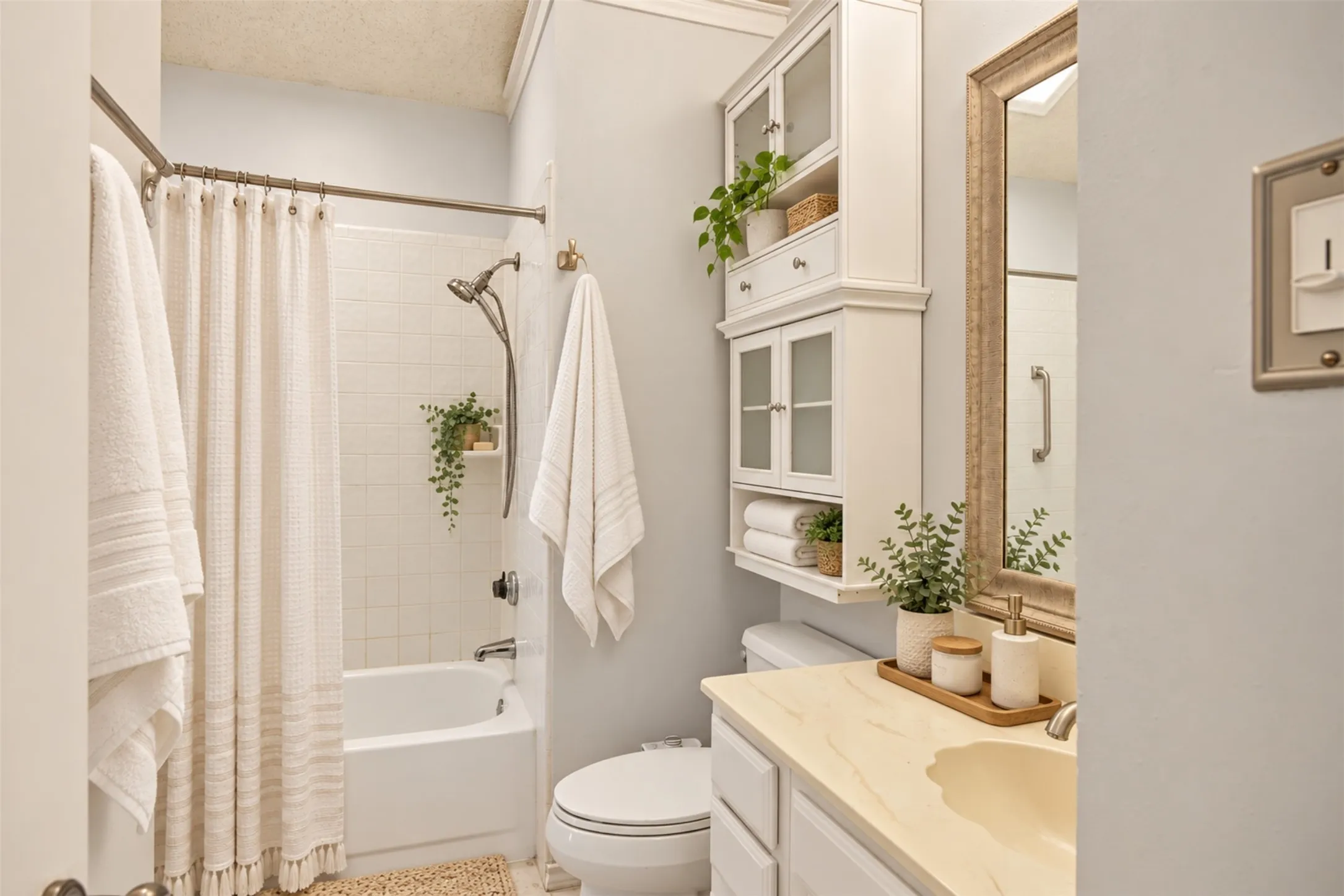 Bathroom -  virtually stagged