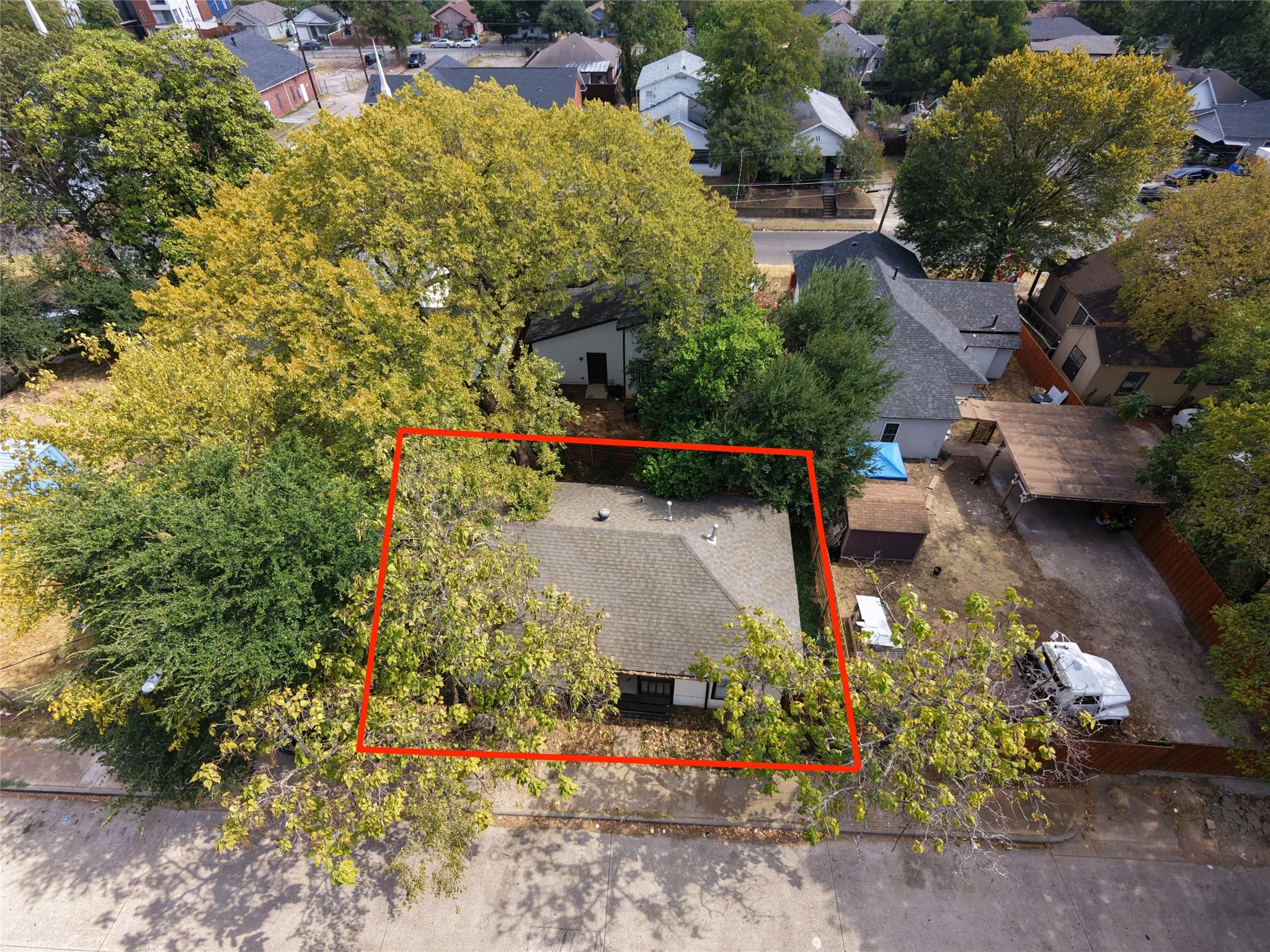 Aerial Neighborhood View