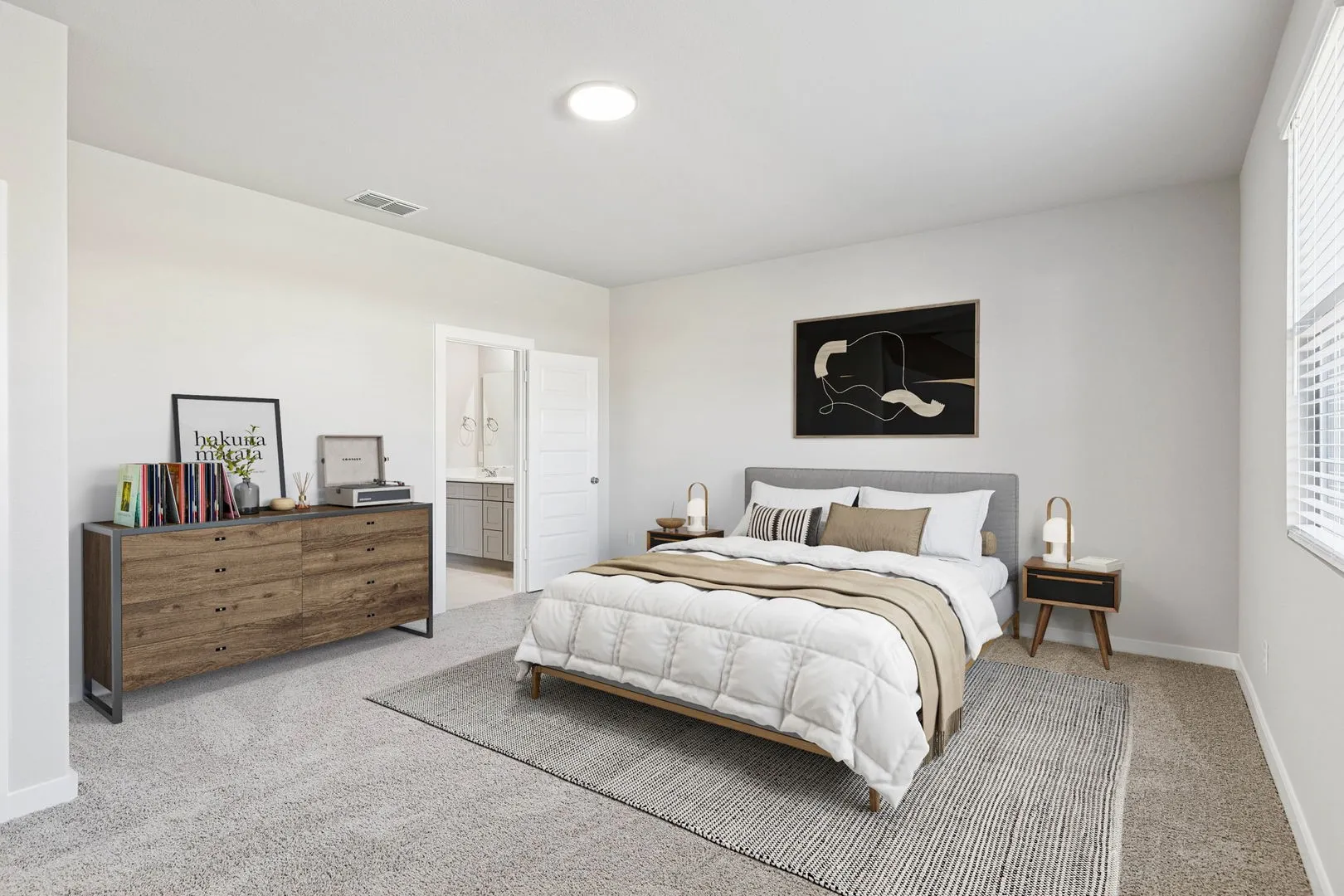 Primary Suite in the Haylee home plan by Trophy Signature Homes - REPRESENTATIVE PHOTO