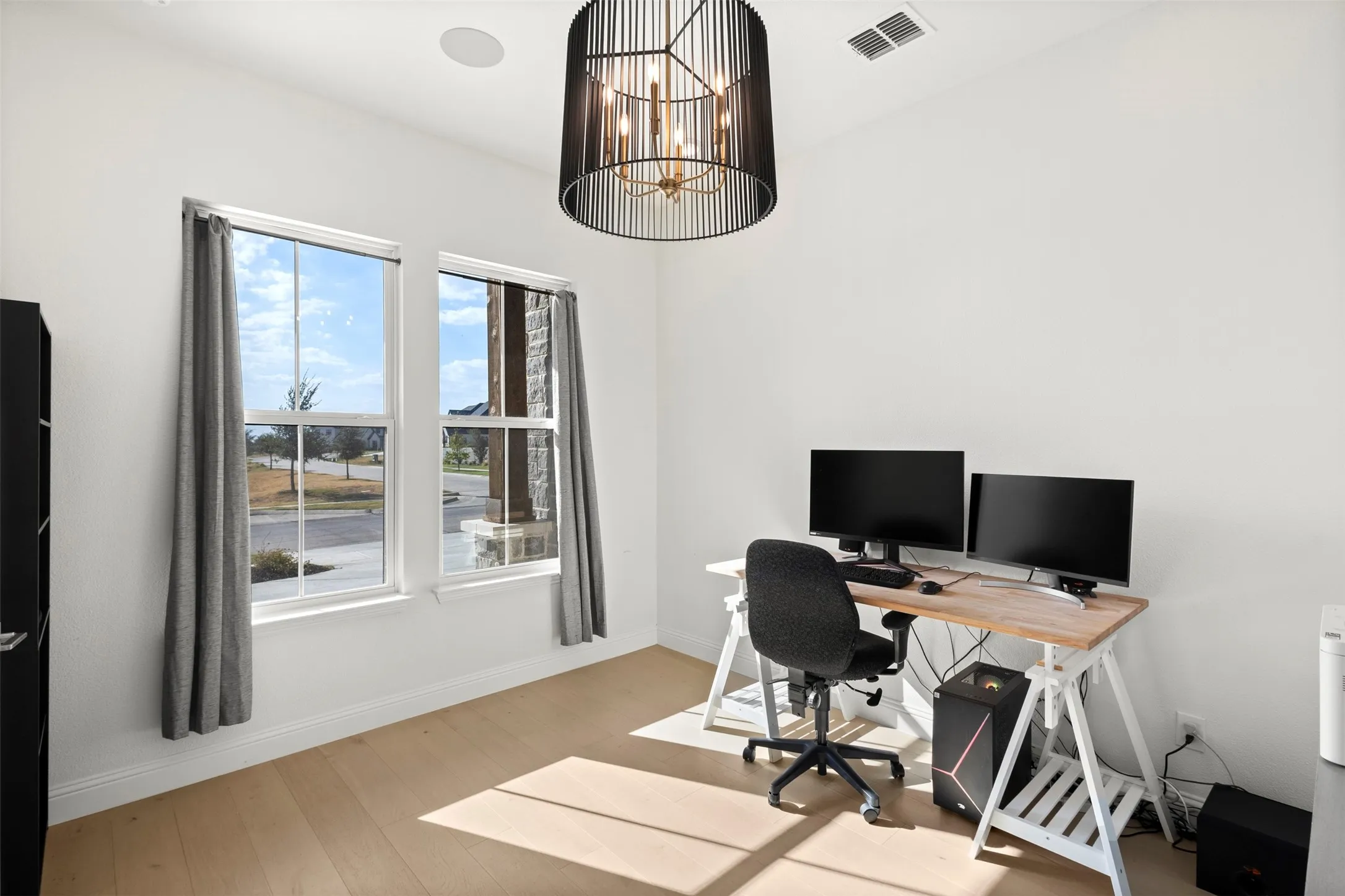 Office with French Doors