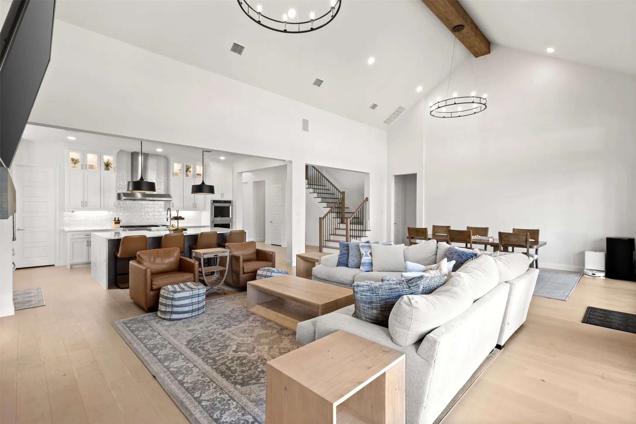 Family Room Looking into Kitchen