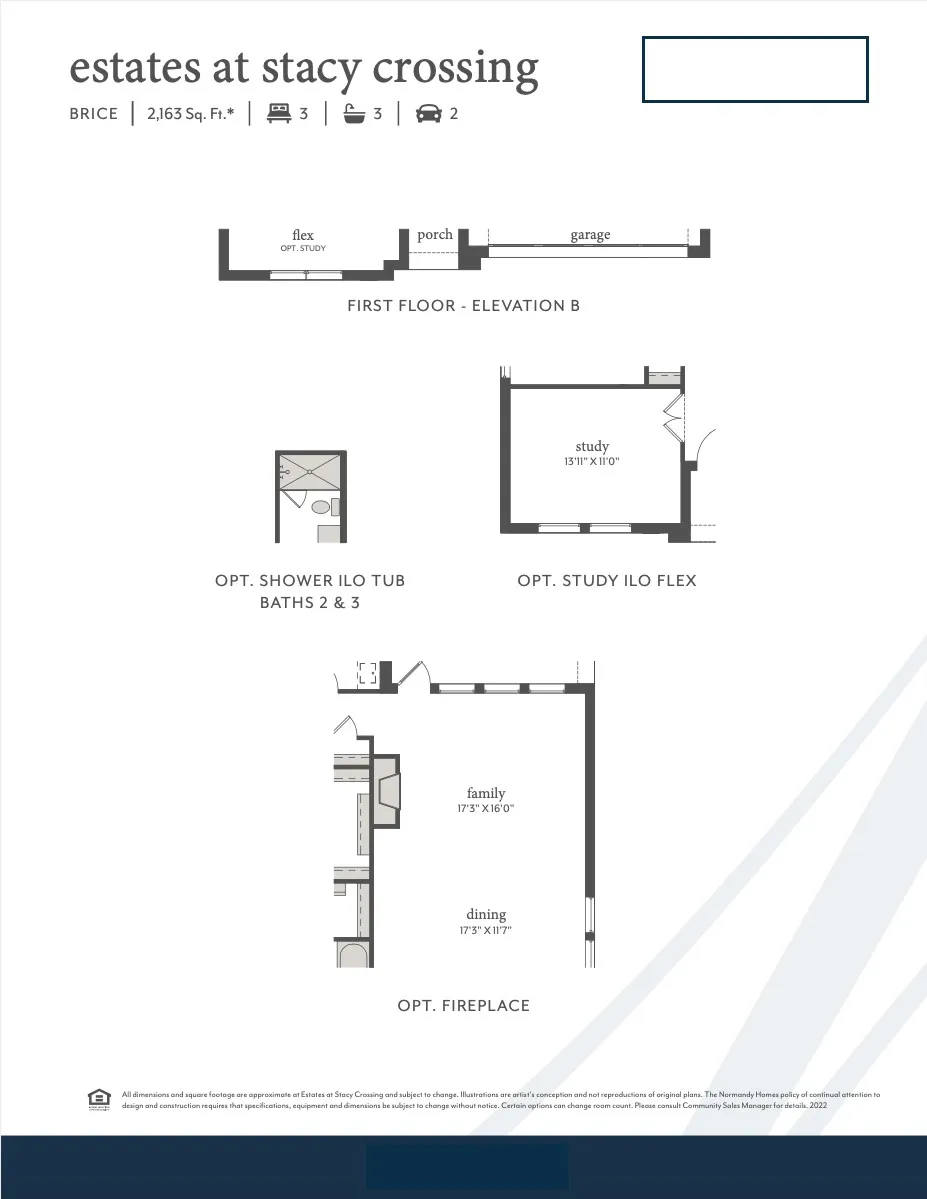 This lovely home offers elevation A, study, shower ILO tub for bath 3 and so much more!