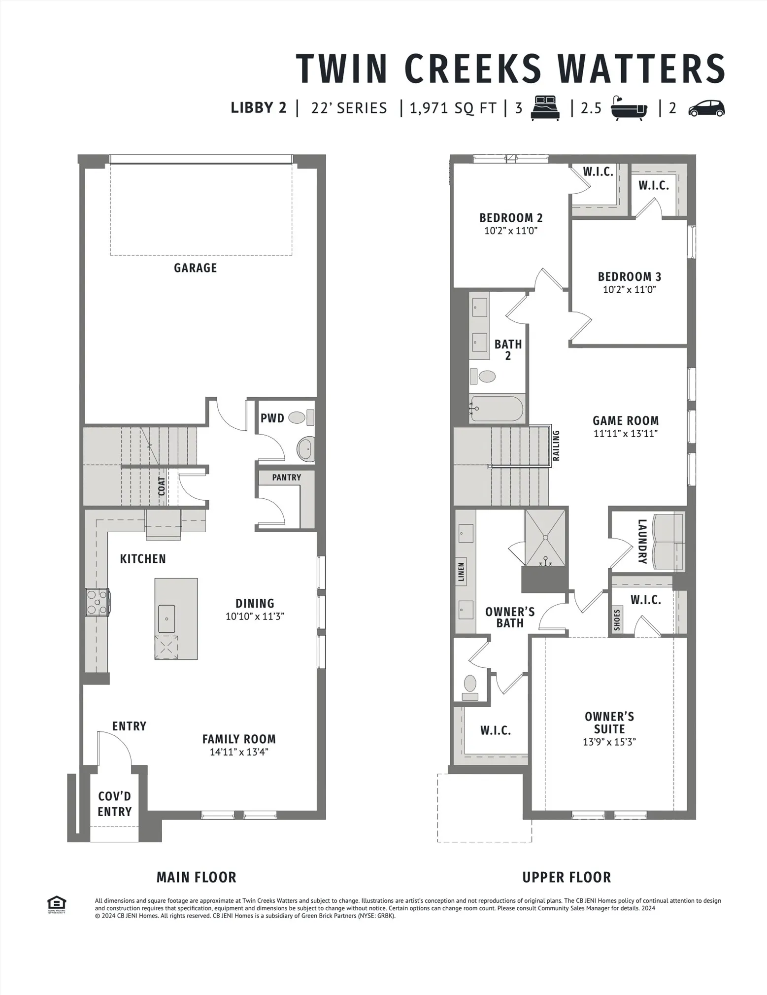 Flooded with natural light and designed for entertaining, our new, end unit Libby 2 plan is a winner!