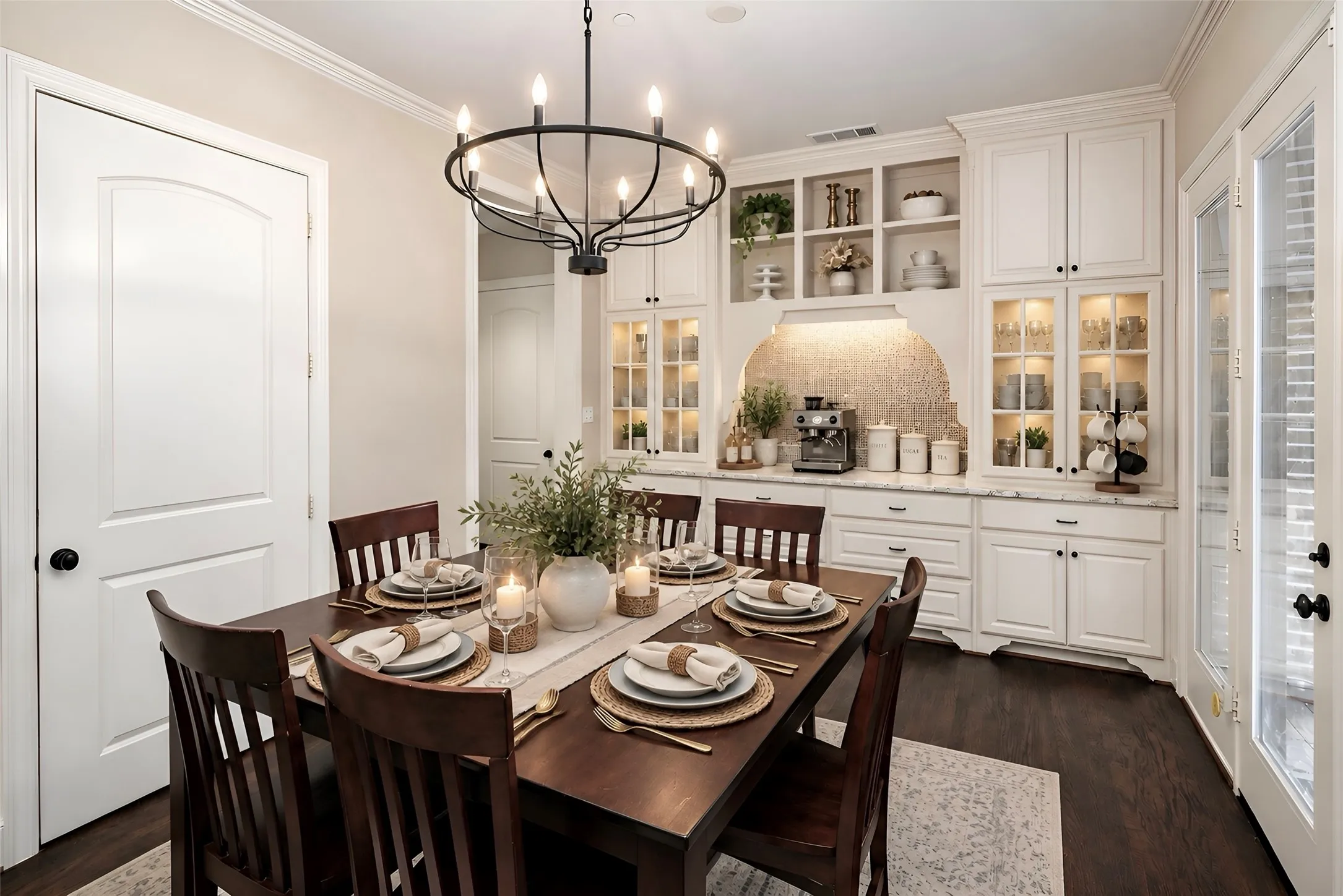 Virtually Staged Breakfast Room