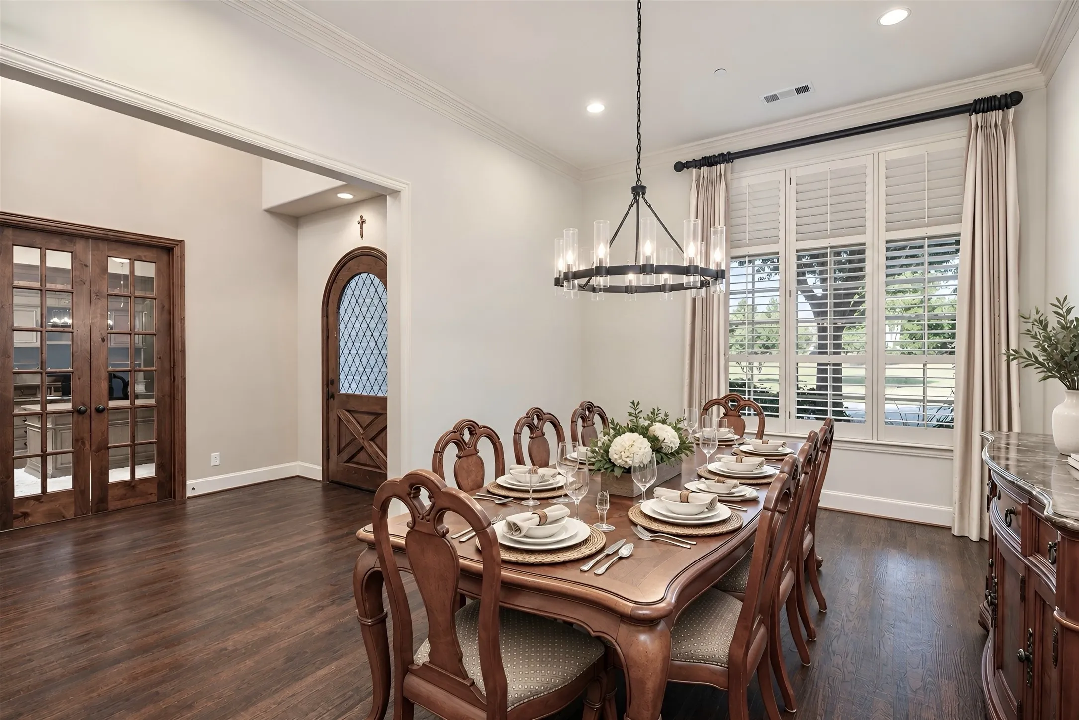 Virtually Staged Formal Dining