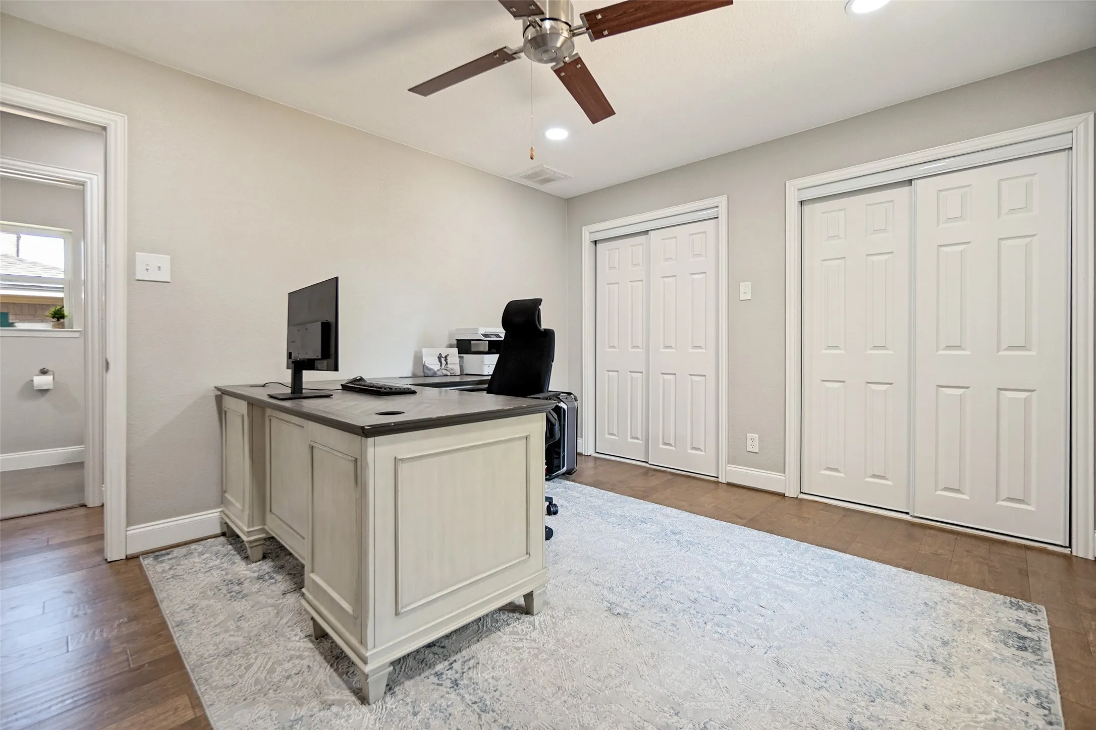 Fourth bedroom currently an office
