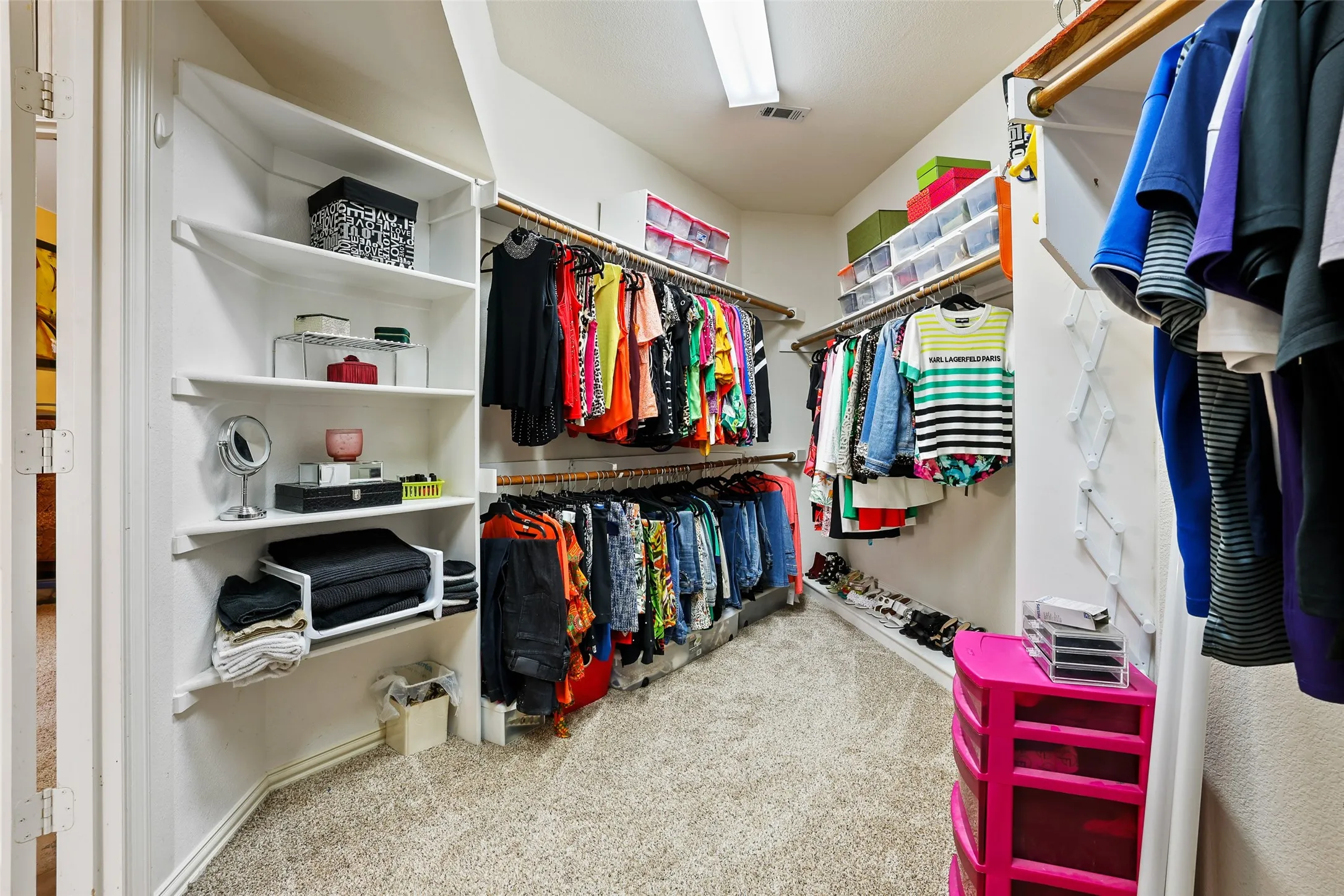 Lots of room in the walk-in closet!