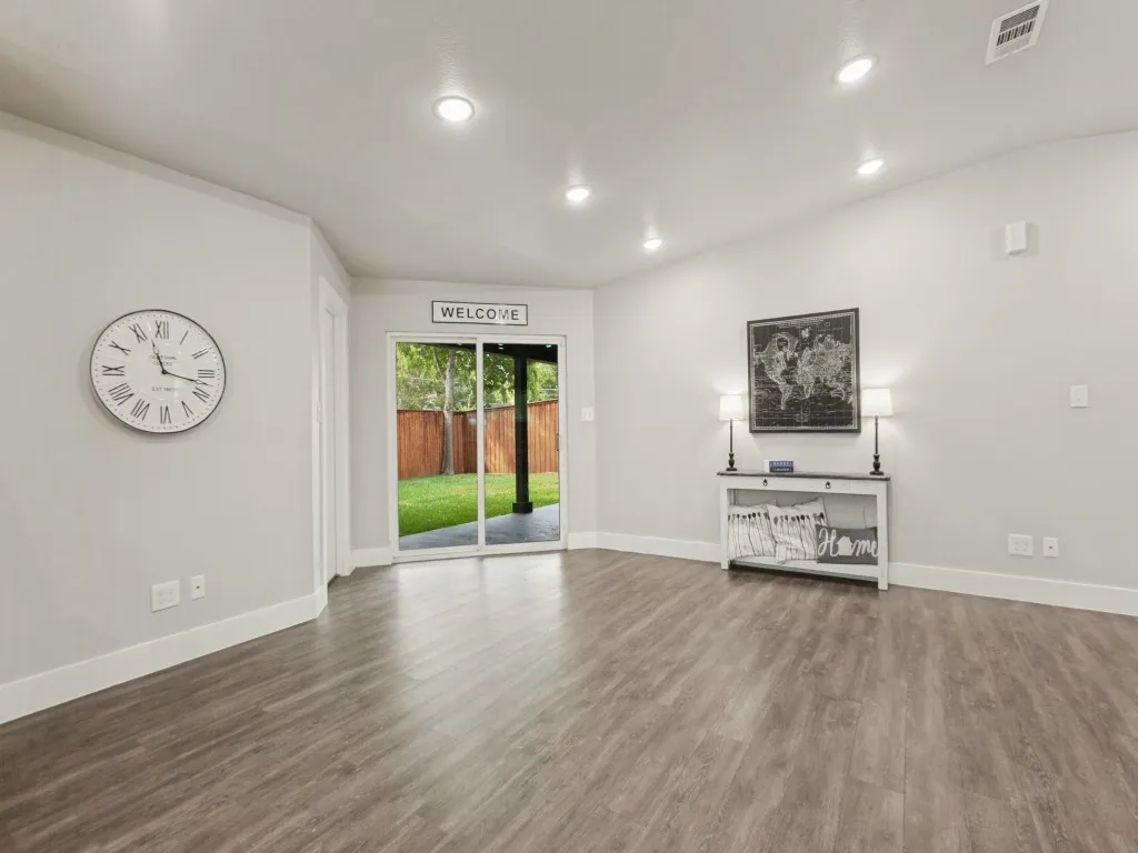 View Facing the Patio Door