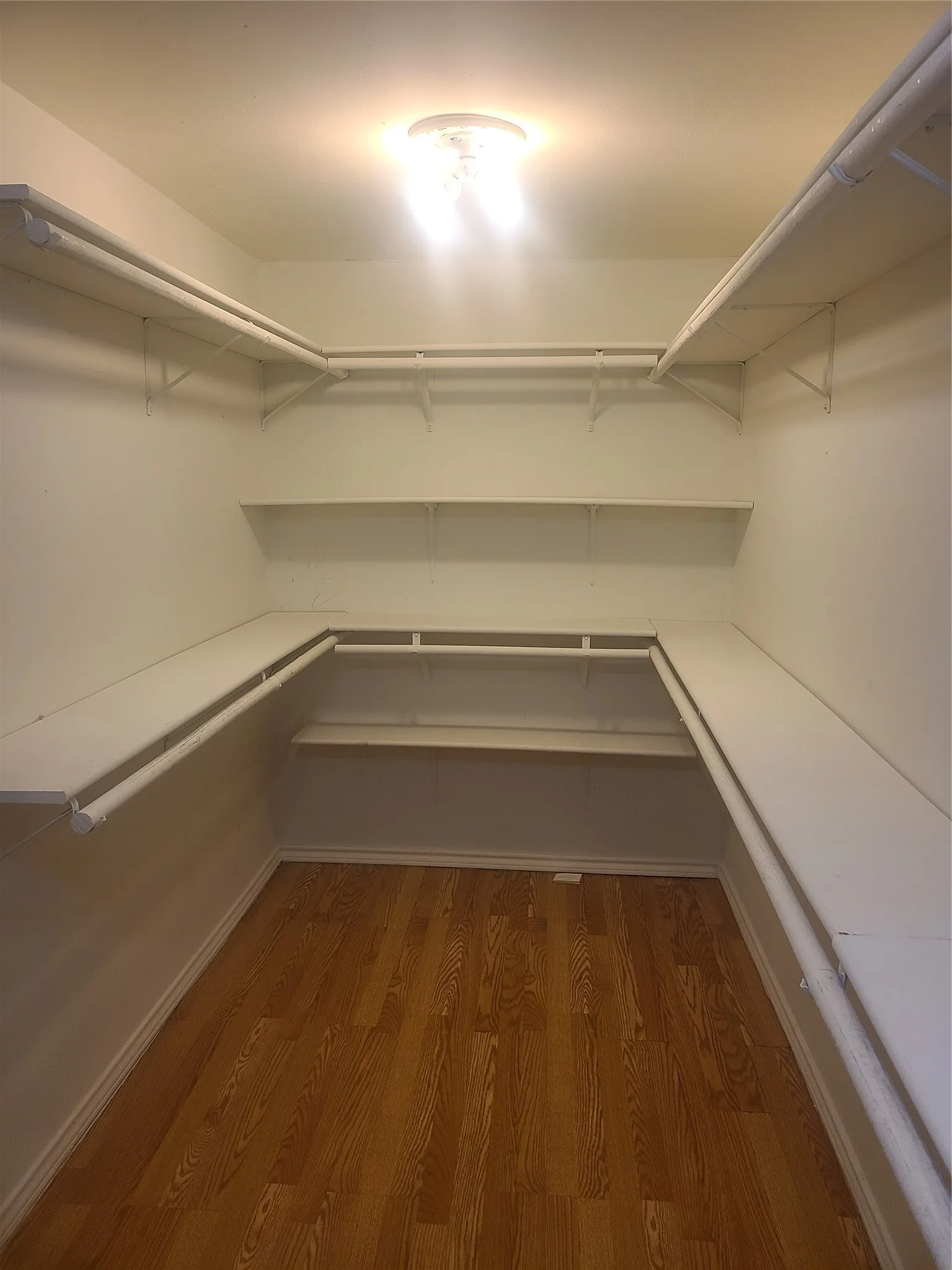 Large closet in the primary bedroom of 7113