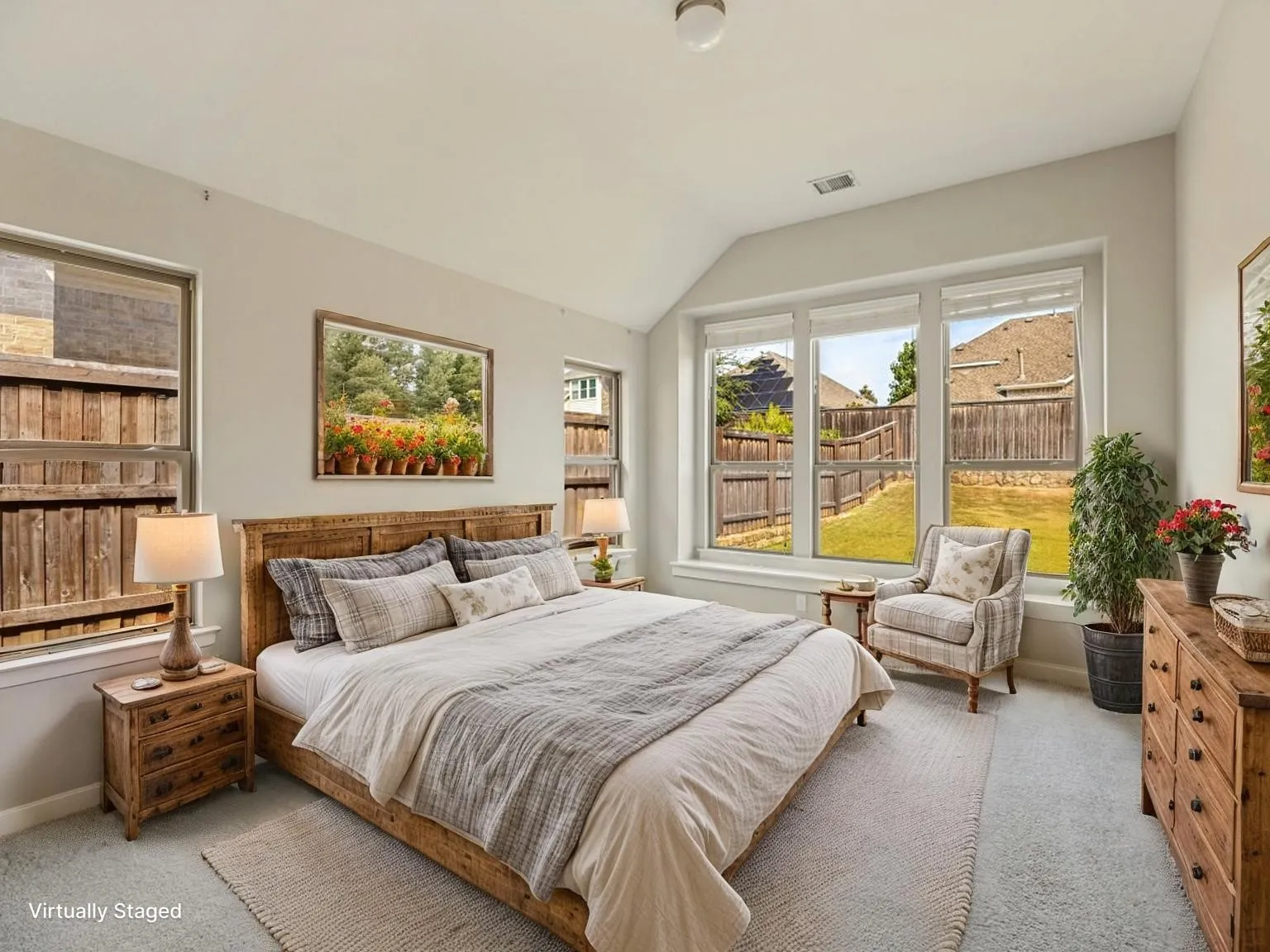 Master Bedroom - Virtually Staged