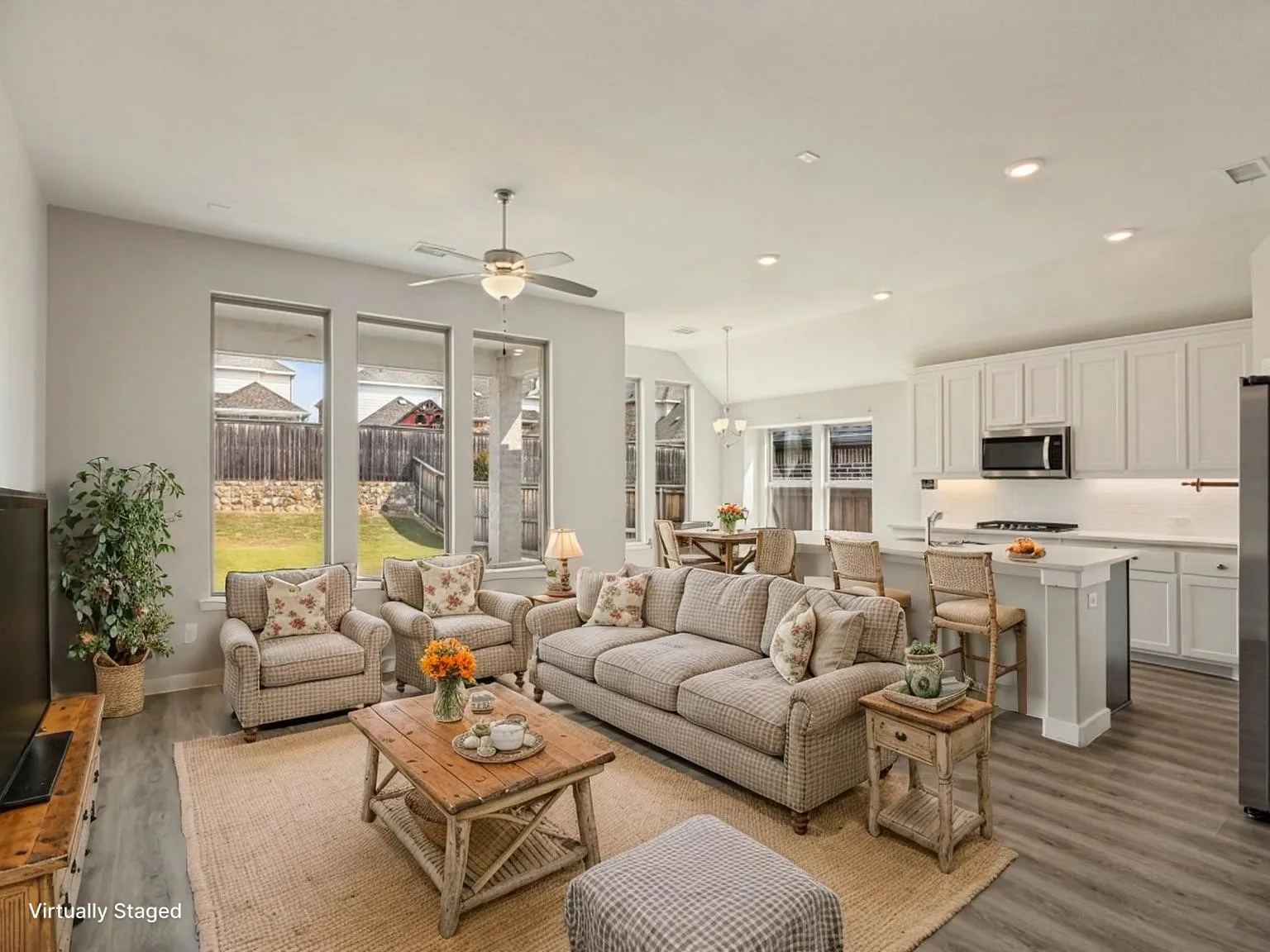 Living Room - Virtually Staged