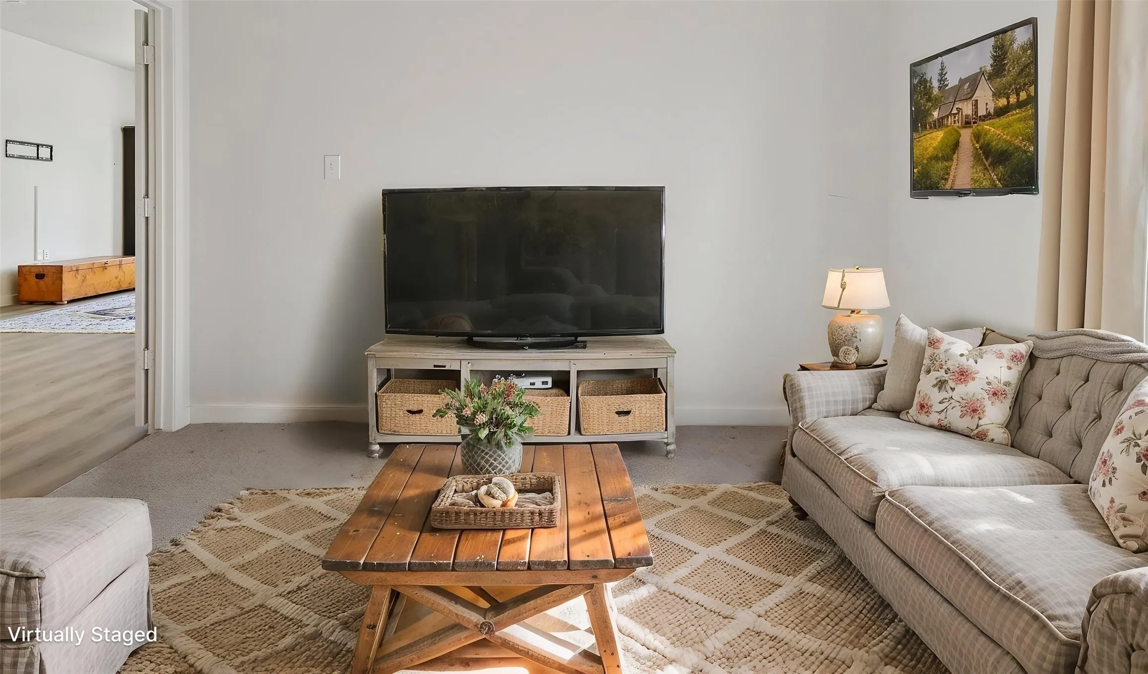 Game Room - Secondary Living Space - Virtually Staged
