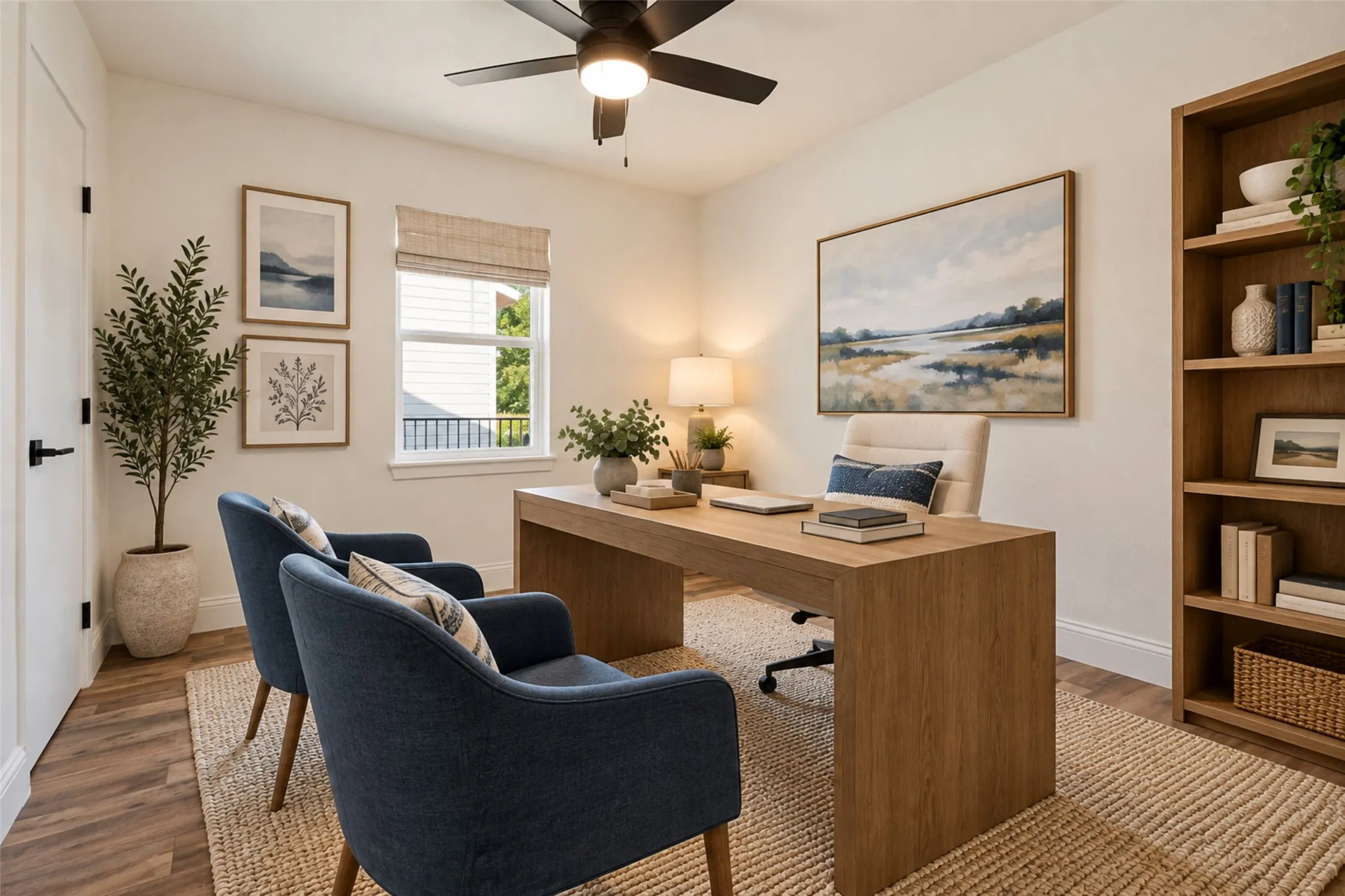 Virtually Staged Office